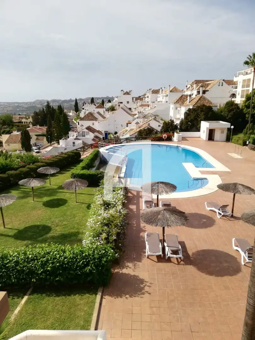 Exterior view of Flat for rent in Mijas  with Air Conditioner, Heating and Terrace