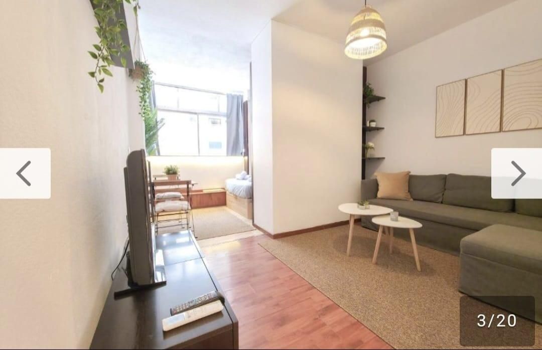 Sala d'estar de Estudi en venda en Torremolinos amb Aire condicionat, Moblat i Piscina comunitària