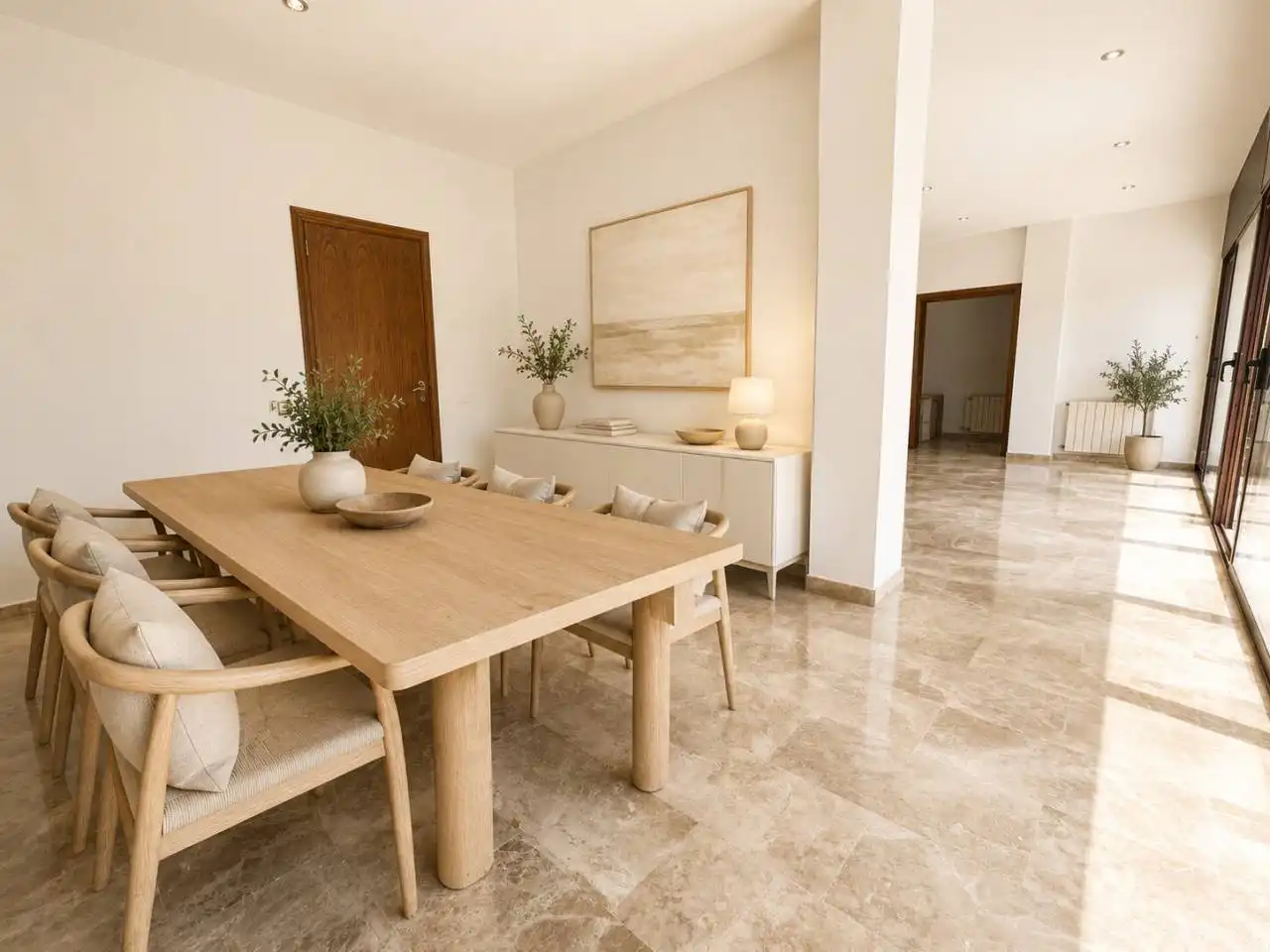 Menjador de Casa o xalet en venda en Girona amb Aire condicionat, Calefacció i Jardí privat
