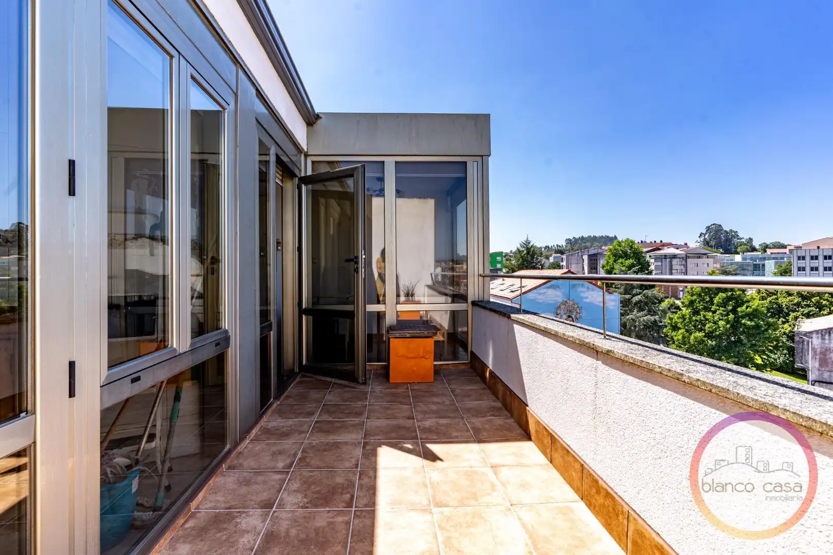 Terrace of Flat for sale in Carballo  with Heating, Terrace and Storage room