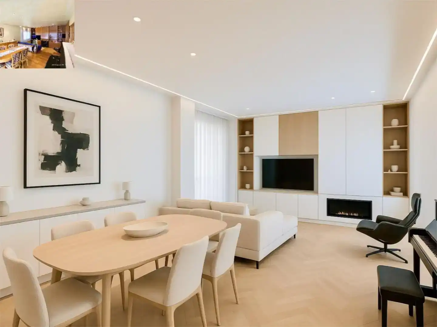 Sala d'estar de Pis en venda en Gurb amb Aire condicionat, Jardí privat i Traster