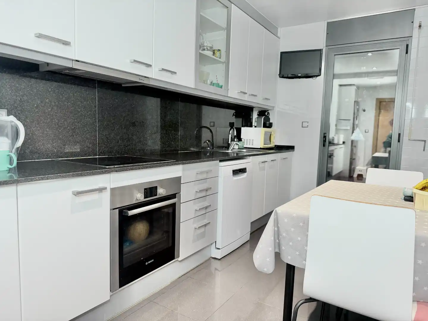Kitchen of Ground floor for sale in Badalona  with Air Conditioner, Heating and Private garden
