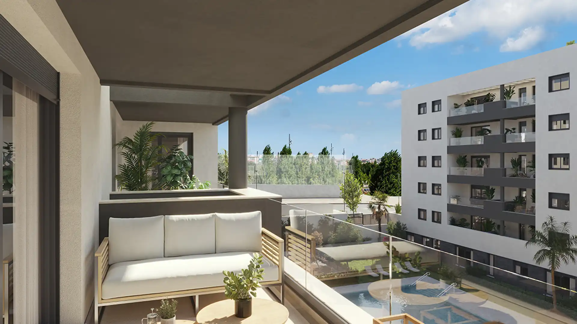 Terraza de Piso en venta en Málaga Capital con Aire acondicionado, Terraza y Piscina