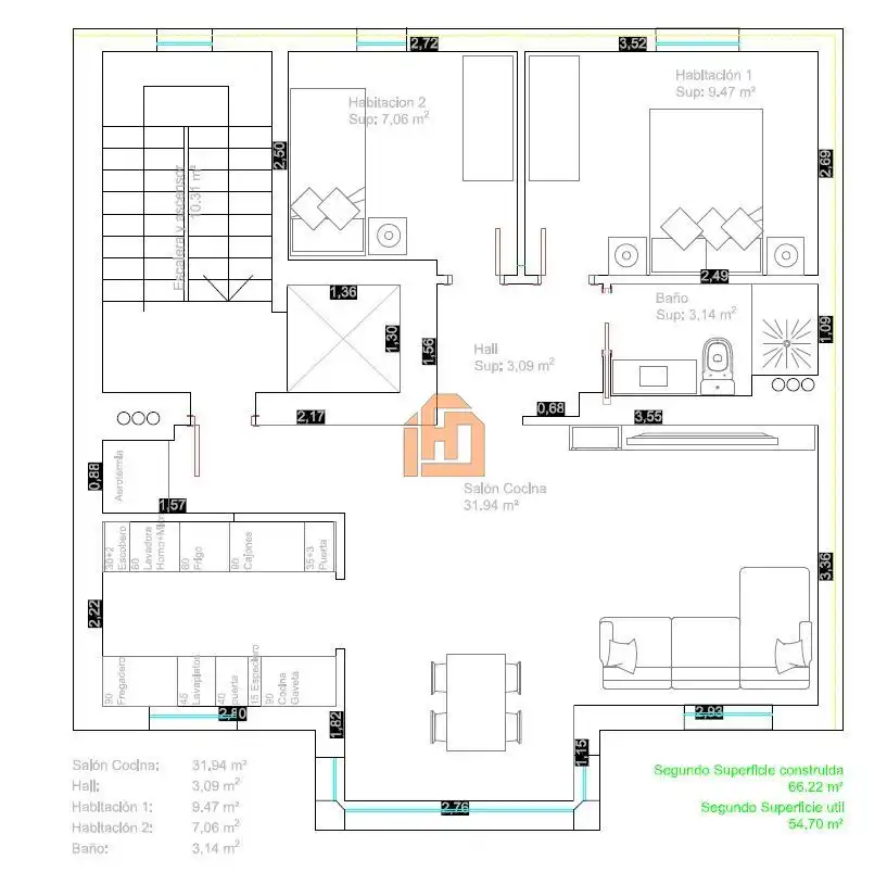 Piso con ascensor en venta en Calle Gómez Salazar, imagen 10