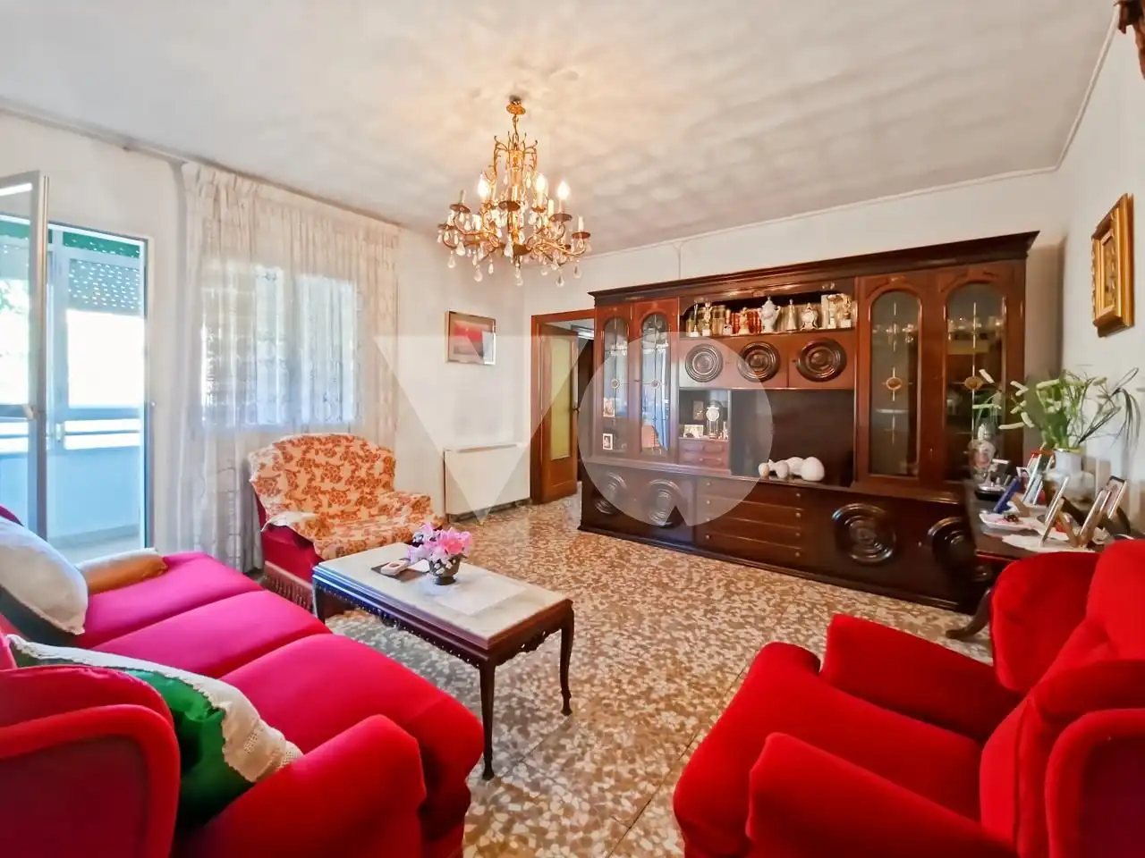 Living room of Flat for sale in Madrid  with Heating, Parquet flooring and Terrace