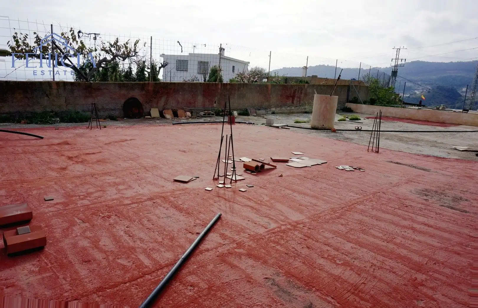 Terraza de Finca rústica en venta en Almuñécar con Aire acondicionado, Jardín privado y Terraza