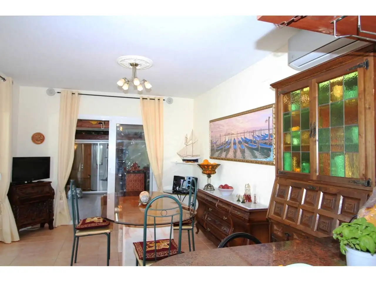 Dining room of Houses for sale in Lloret de Mar  with Air Conditioner, Heating and Private garden