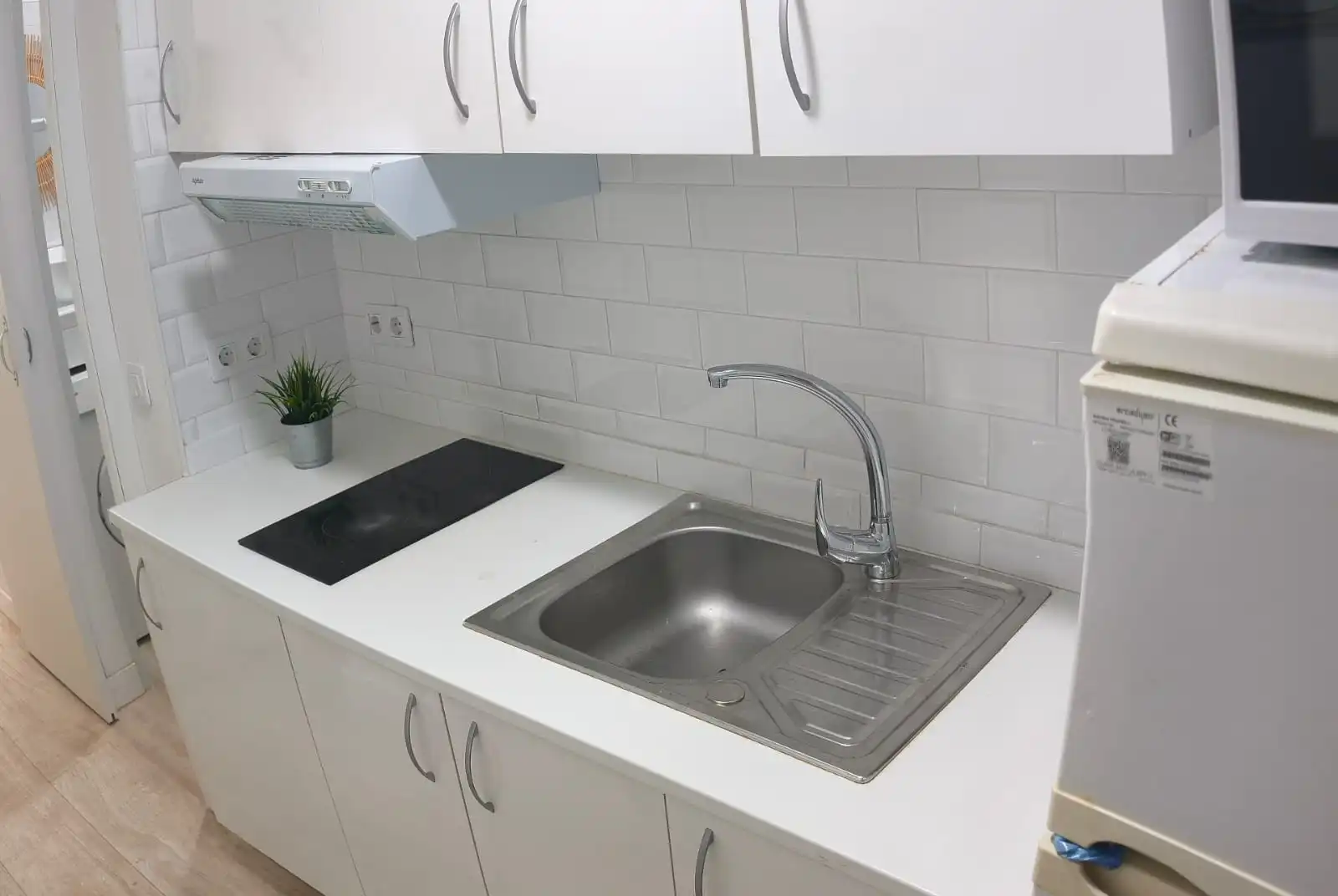 Küche von Wohnung zur Miete in Las Palmas de Gran Canaria mit Möbliert, Waschmaschine und Mikrowelle