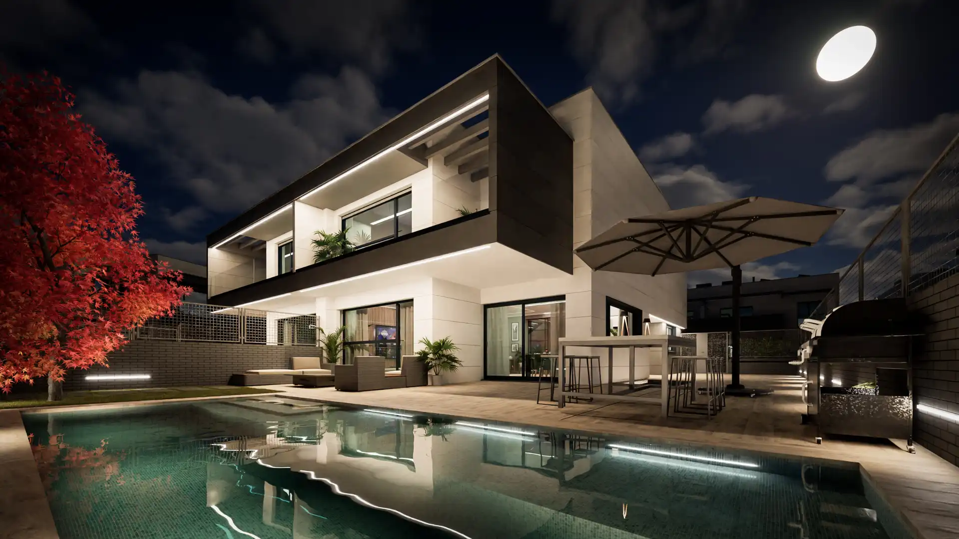 Casa aparellada d'obra nova amb piscina en venda a Calle Cabo de Creus 1, imagen 10
