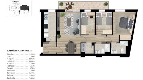 Foto 4 de Piso en venta en Carrer de Montblanc, 39, Poble Nou, Vilafranca del Penedès