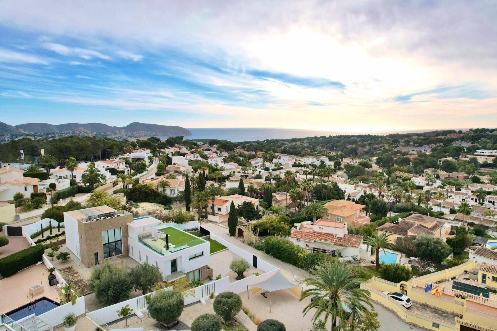 Vista exterior de Finca rústica en venda en Moraira amb Aire condicionat, Calefacció i Jardí privat