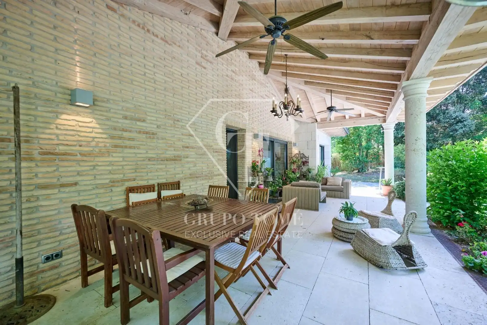 Terraza de Casa o chalet en venta en Ayegui / Aiegi con Aire acondicionado, Calefacción y Jardín privado