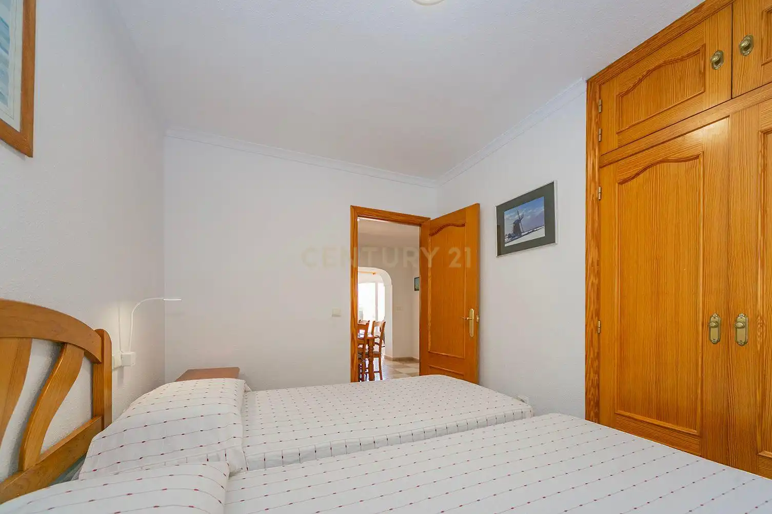 Dormitori de Apartament de lloguer en Calpe / Calp amb Piscina comunitària
