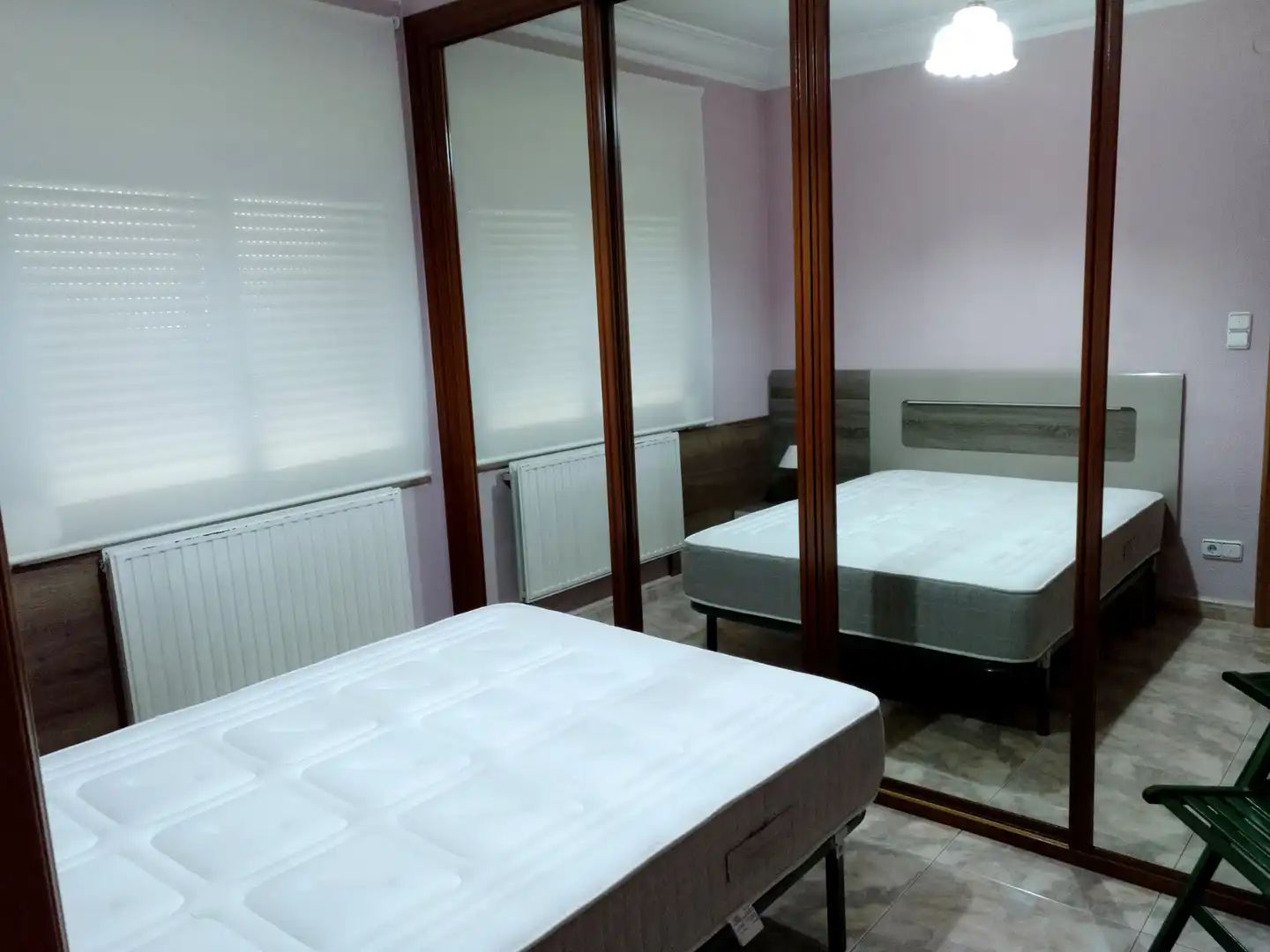Bedroom of Flat for rent in  Zaragoza Capital  with Heating, Furnished and Oven