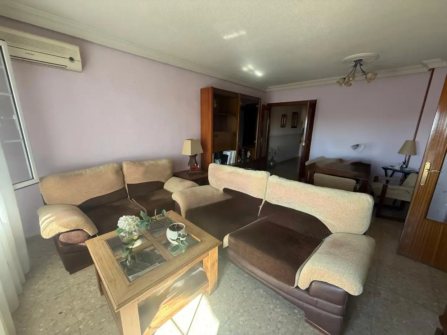 Sala de estar de Piso en venta en Ciudad Real con Aire acondicionado, Calefacción y Trastero