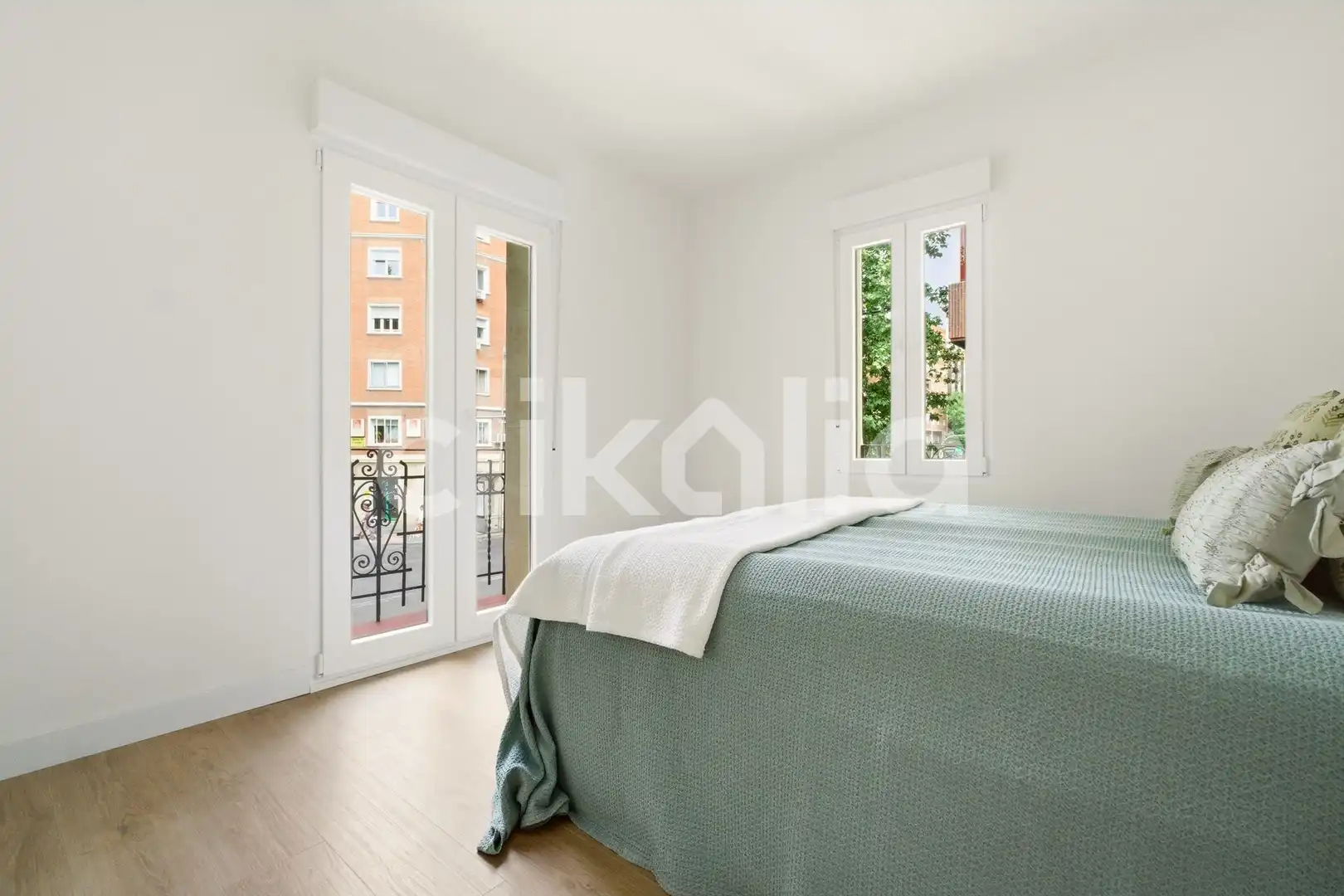 Schlafzimmer von Wohnung zum Verkauf in Madrid mit Klimaanlage, Heizung und Terrasse