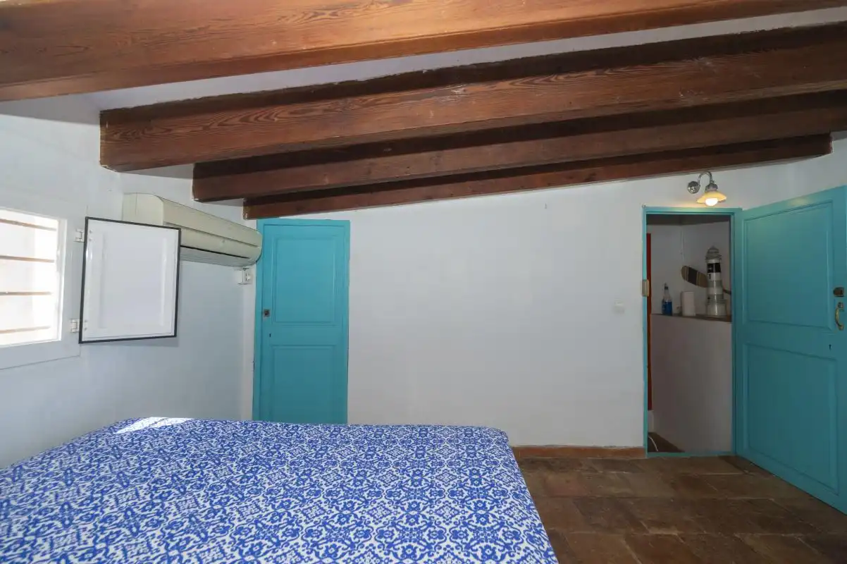Bedroom of Flat for sale in Eivissa  with Air Conditioner, Heating and Terrace