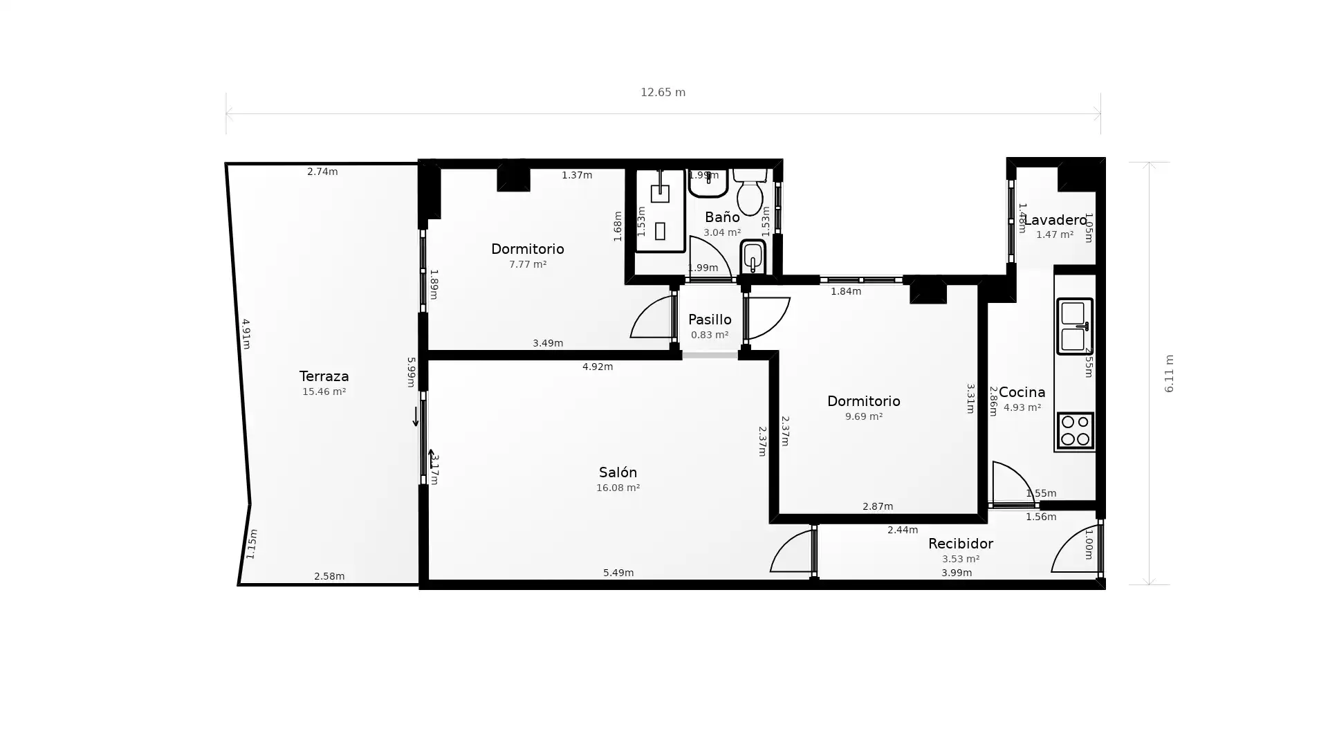 Wohnung zum Verkauf in Centro