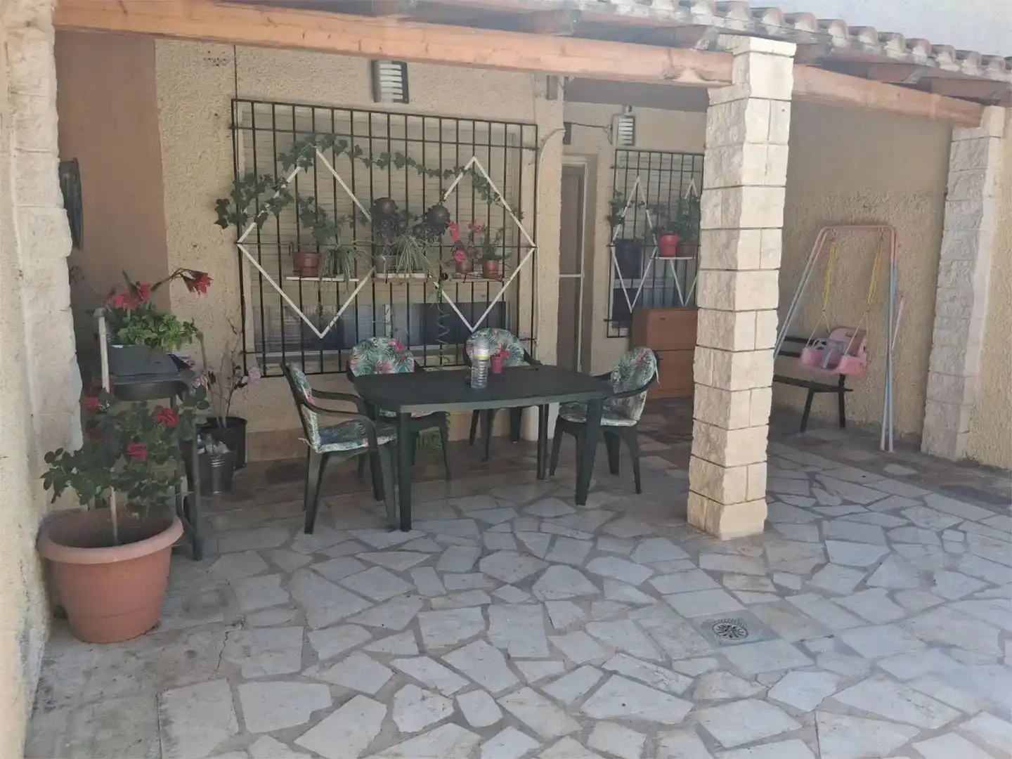 Terrassa de Casa o xalet en venda en Algueña amb Aire condicionat i Balcó