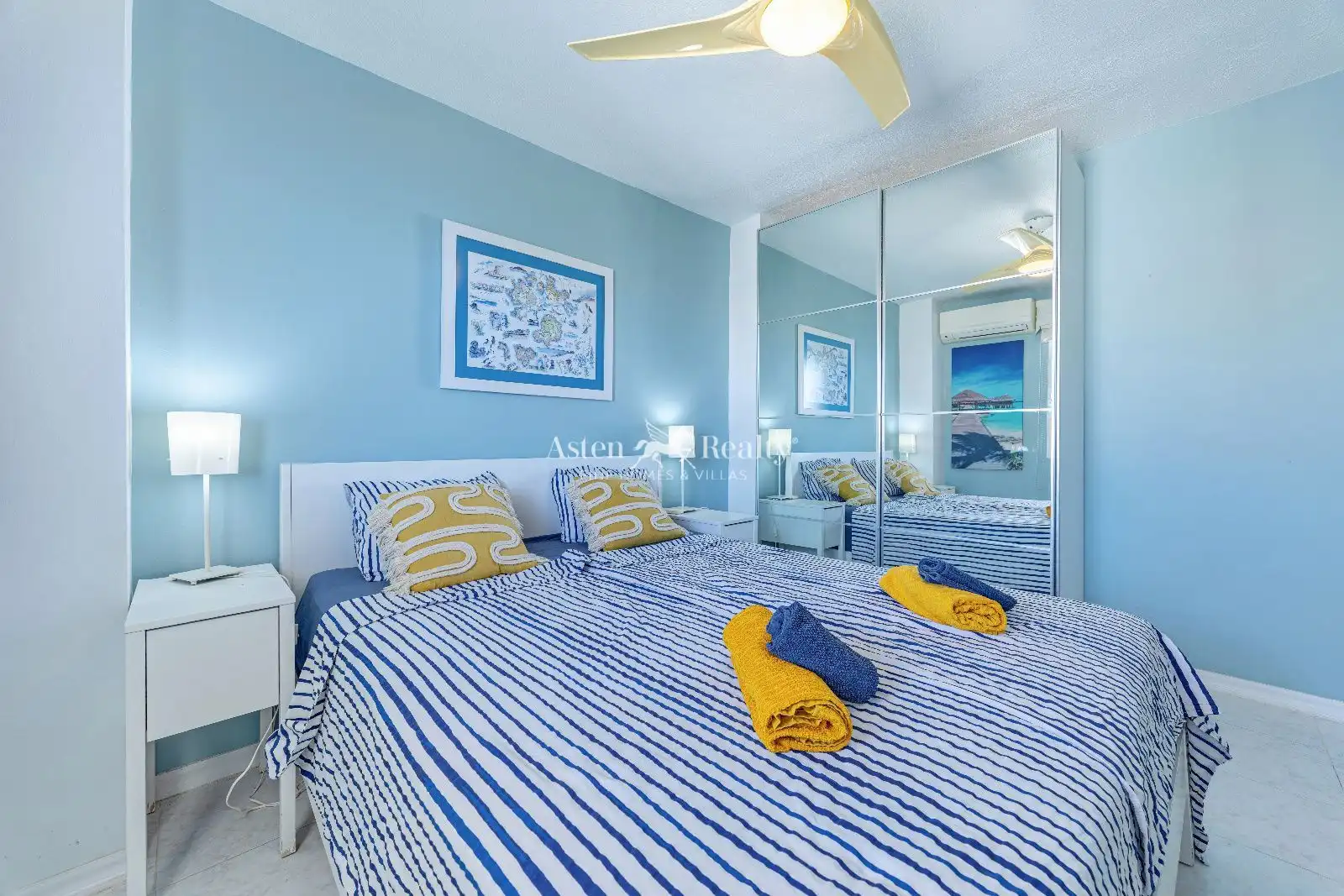 Bedroom of Apartments for sale in Arona  with Air Conditioner, Heating and Terrace