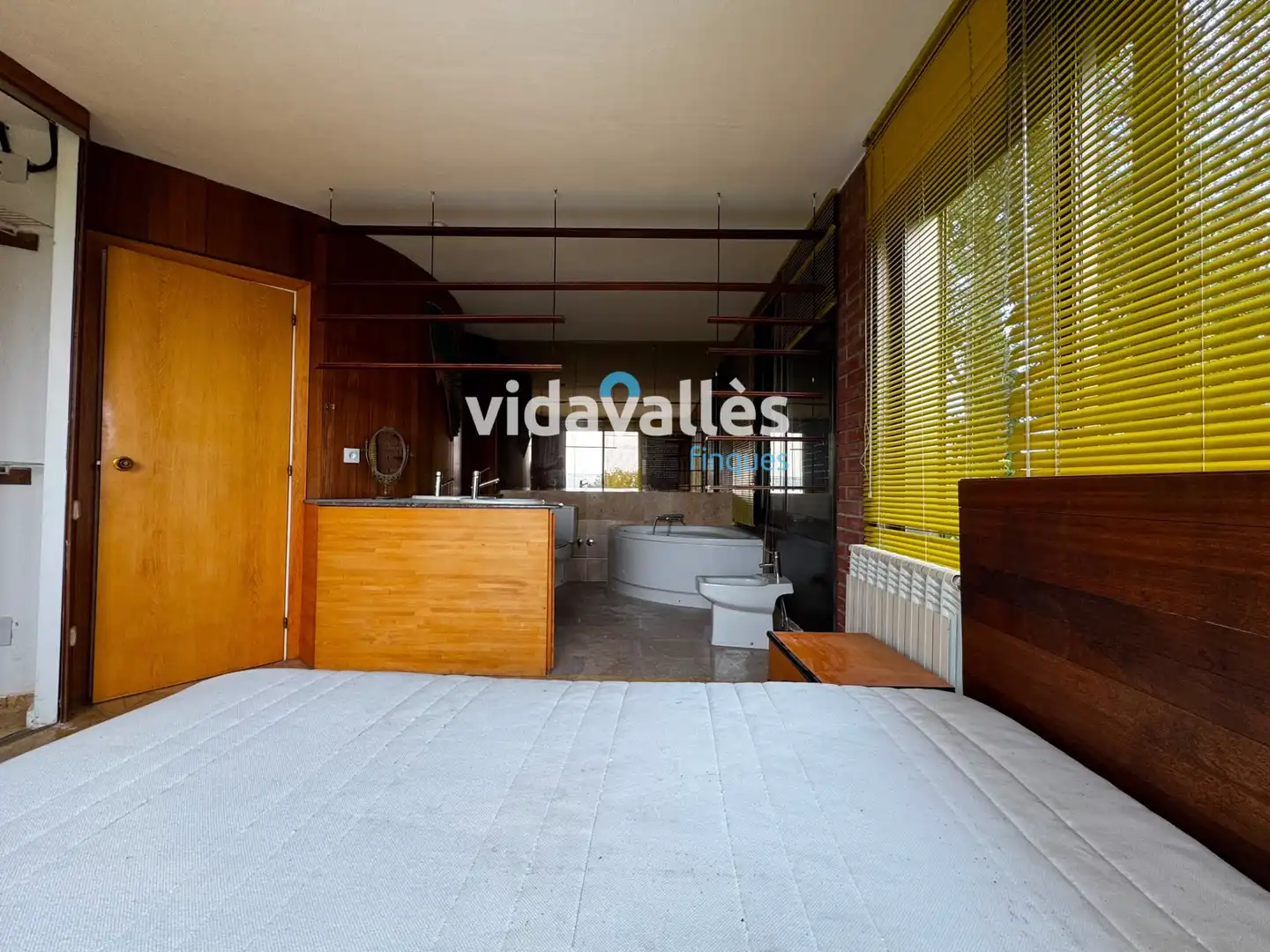 Schlafzimmer von Wohnung zur Miete in La Roca del Vallès mit Heizung, Privatgarten und Parkett