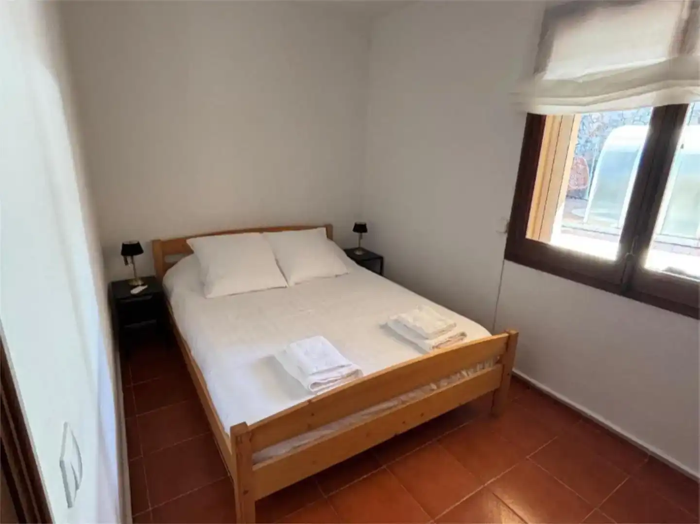Bedroom of Flat for rent in Castell d'Aro, Platja d'Aro i s'Agaró  with Air Conditioner, Private garden and Storage room