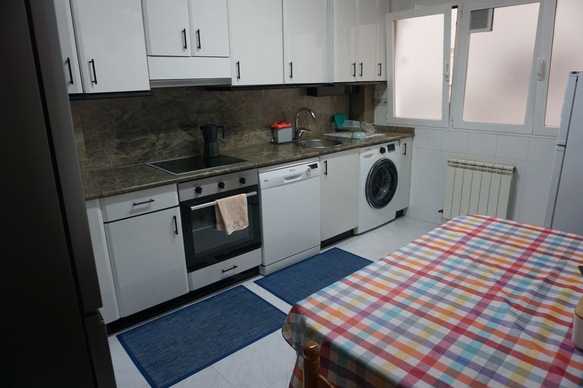 Kitchen of Flat for sale in Basauri   with Heating, Furnished and Balcony