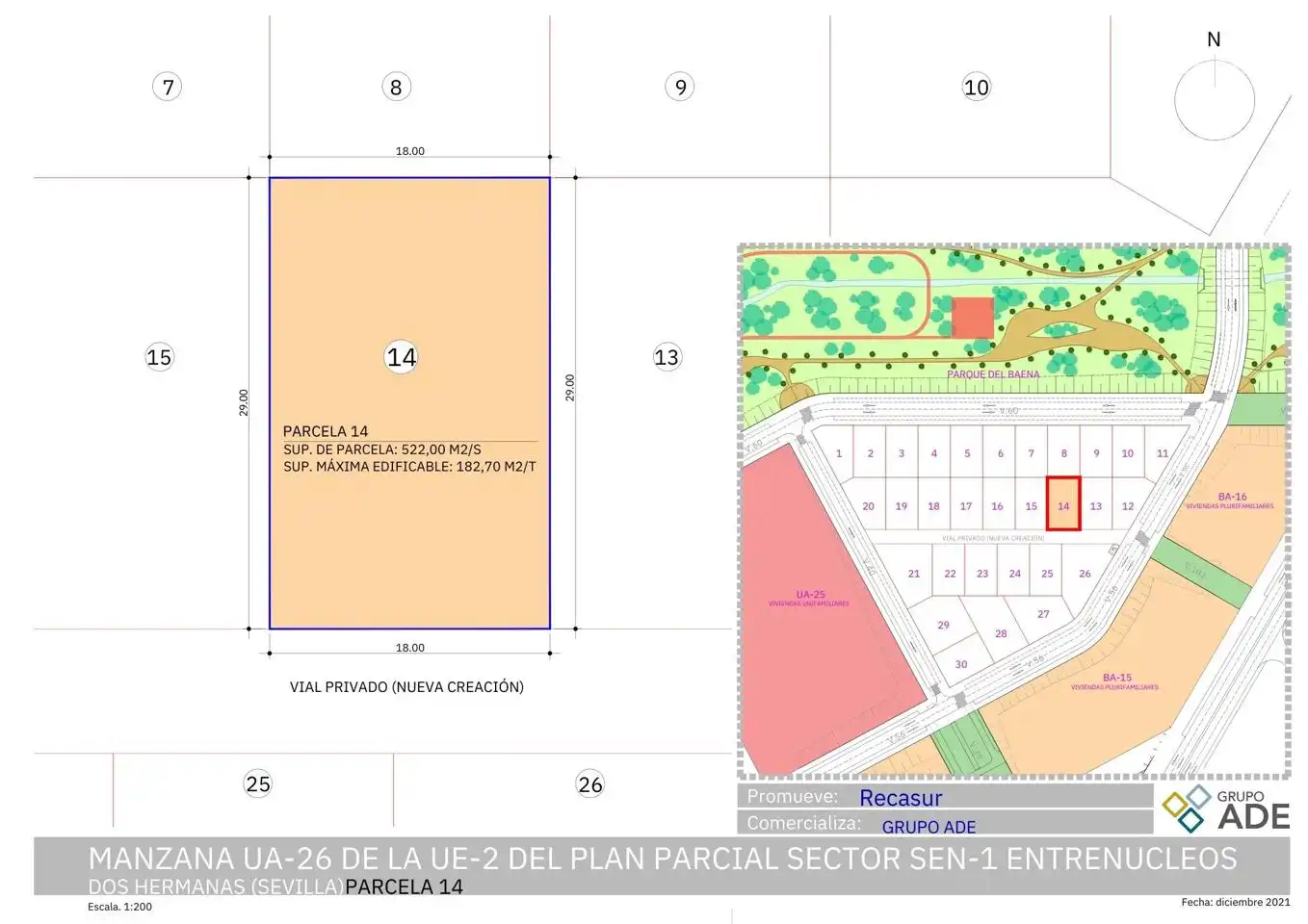 Residencial en venta en Dos Hermanas