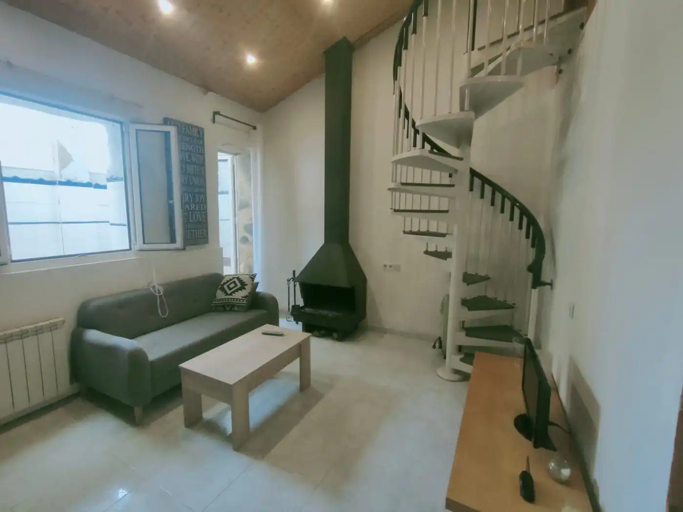 Living room of Houses for sale in Manresa  with Heating, Storage room and Furnished