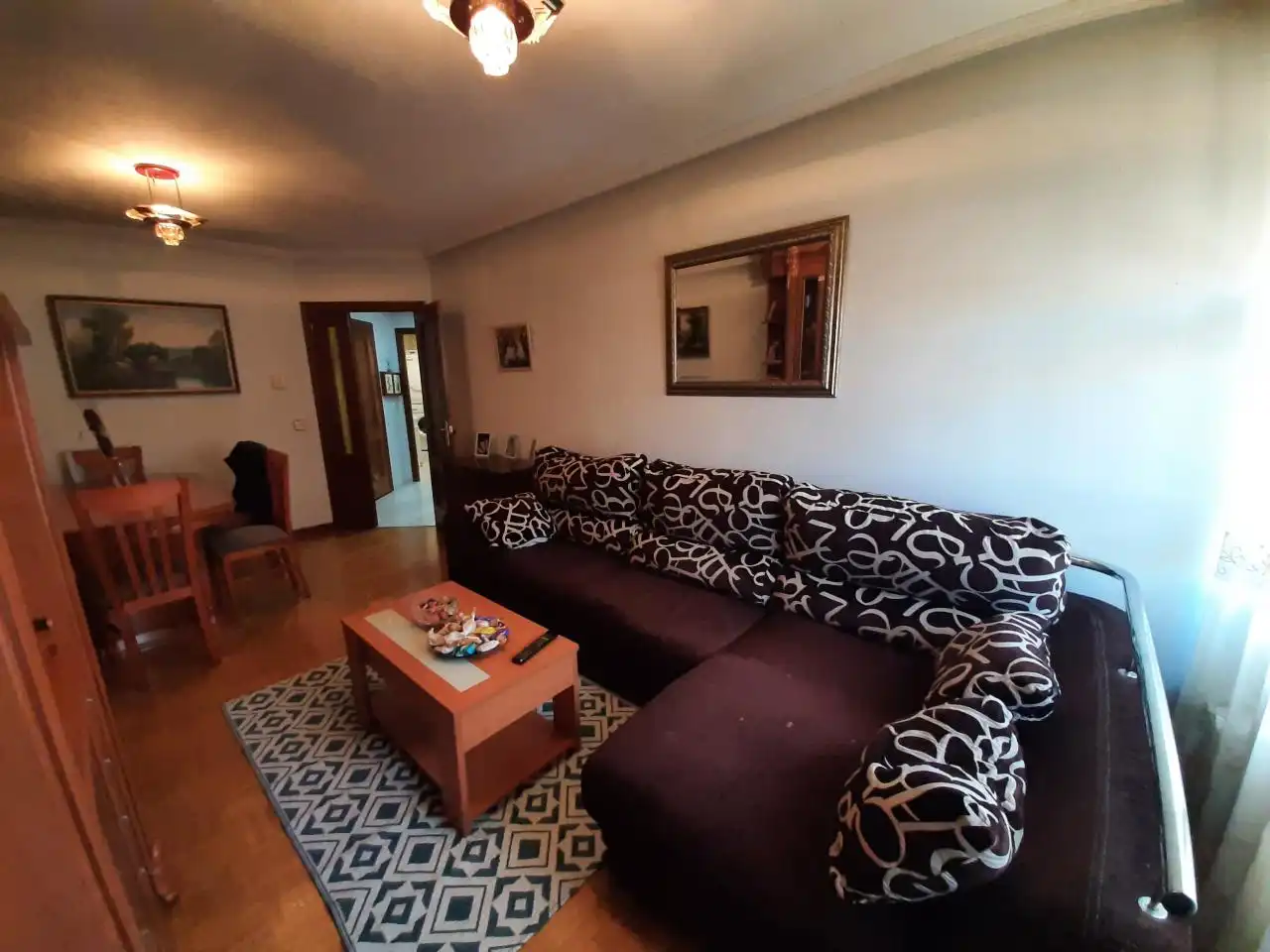 Sala de estar de Piso en venta en San Andrés del Rabanedo con Calefacción, Parquet y Trastero