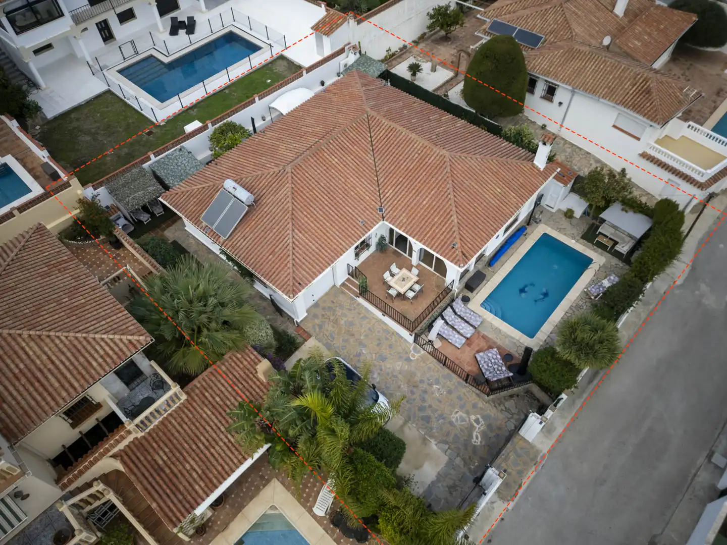 Exterior view of Houses for sale in Manilva  with Air Conditioner, Private garden and Terrace
