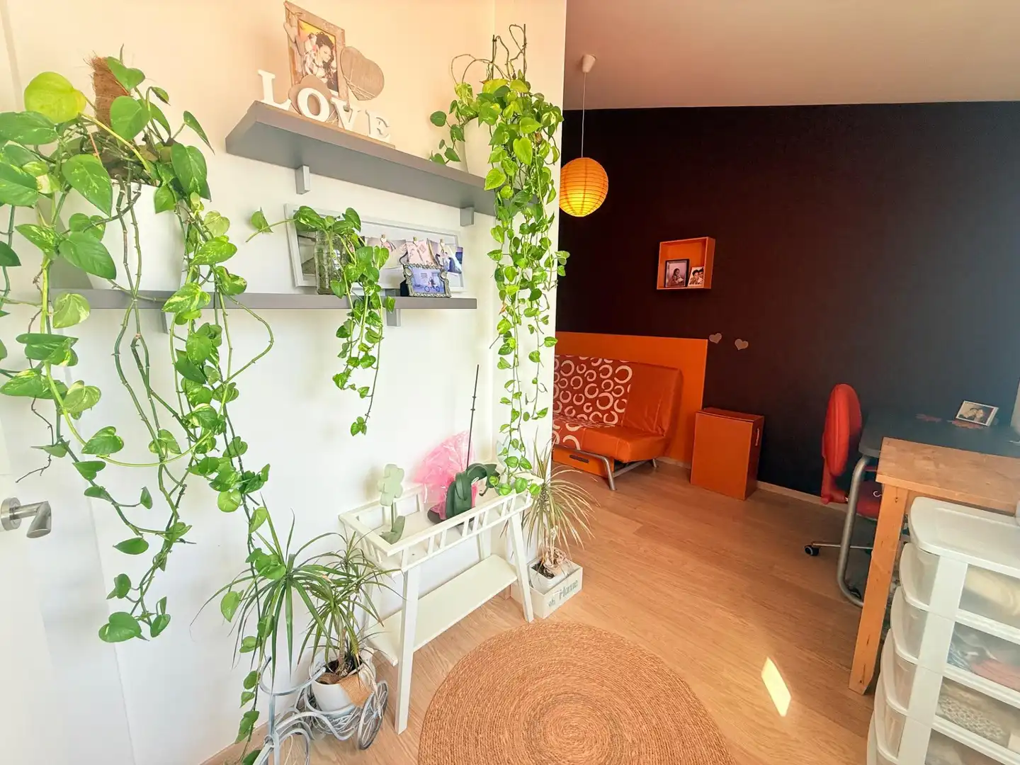 Sala de estar de Ático en venta en Sant Jaume d'Enveja con Aire acondicionado, Parquet y Terraza