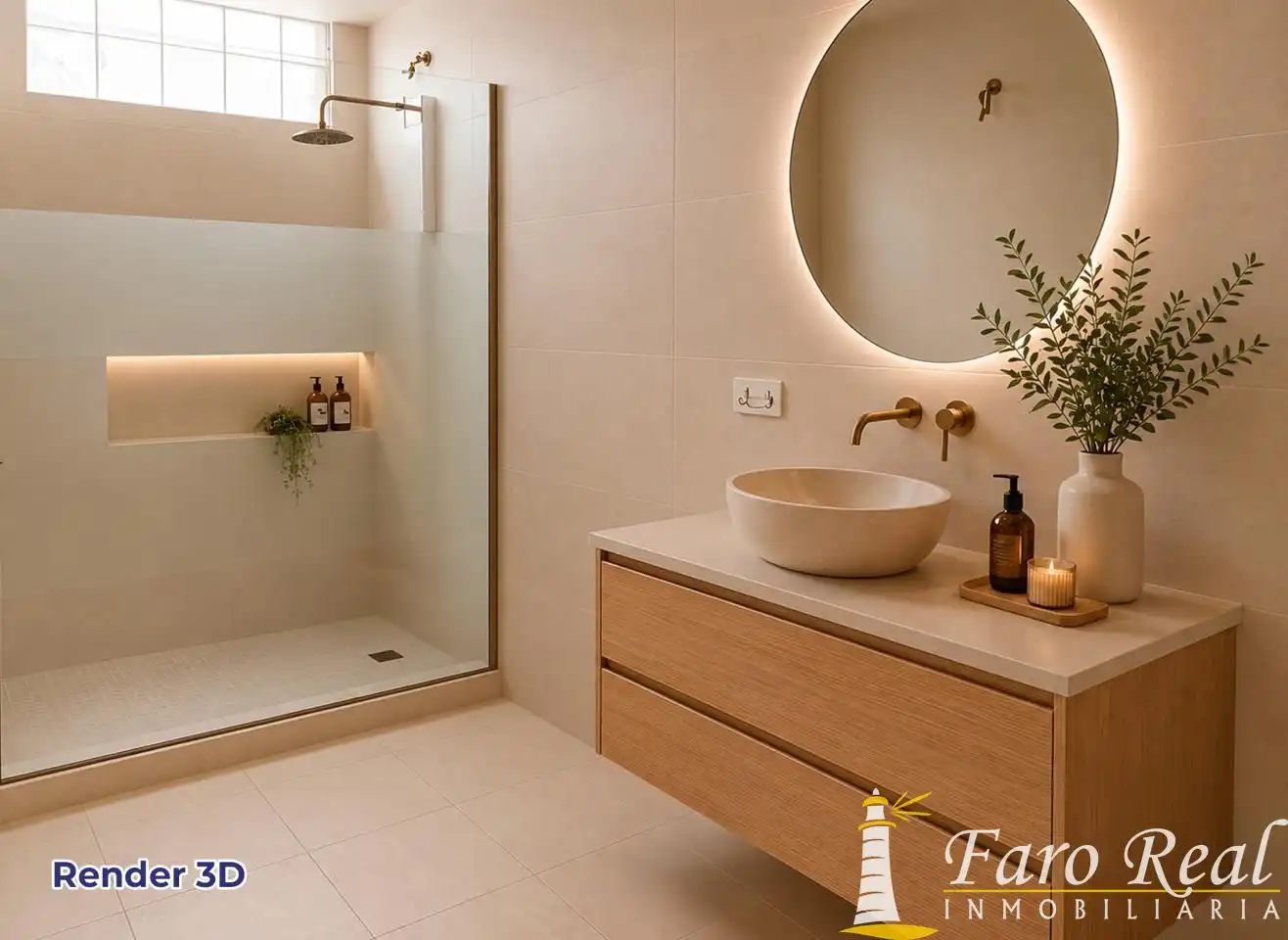 Baño de Casa o chalet en venta en Chipiona con Aire acondicionado, Calefacción y Jardín privado