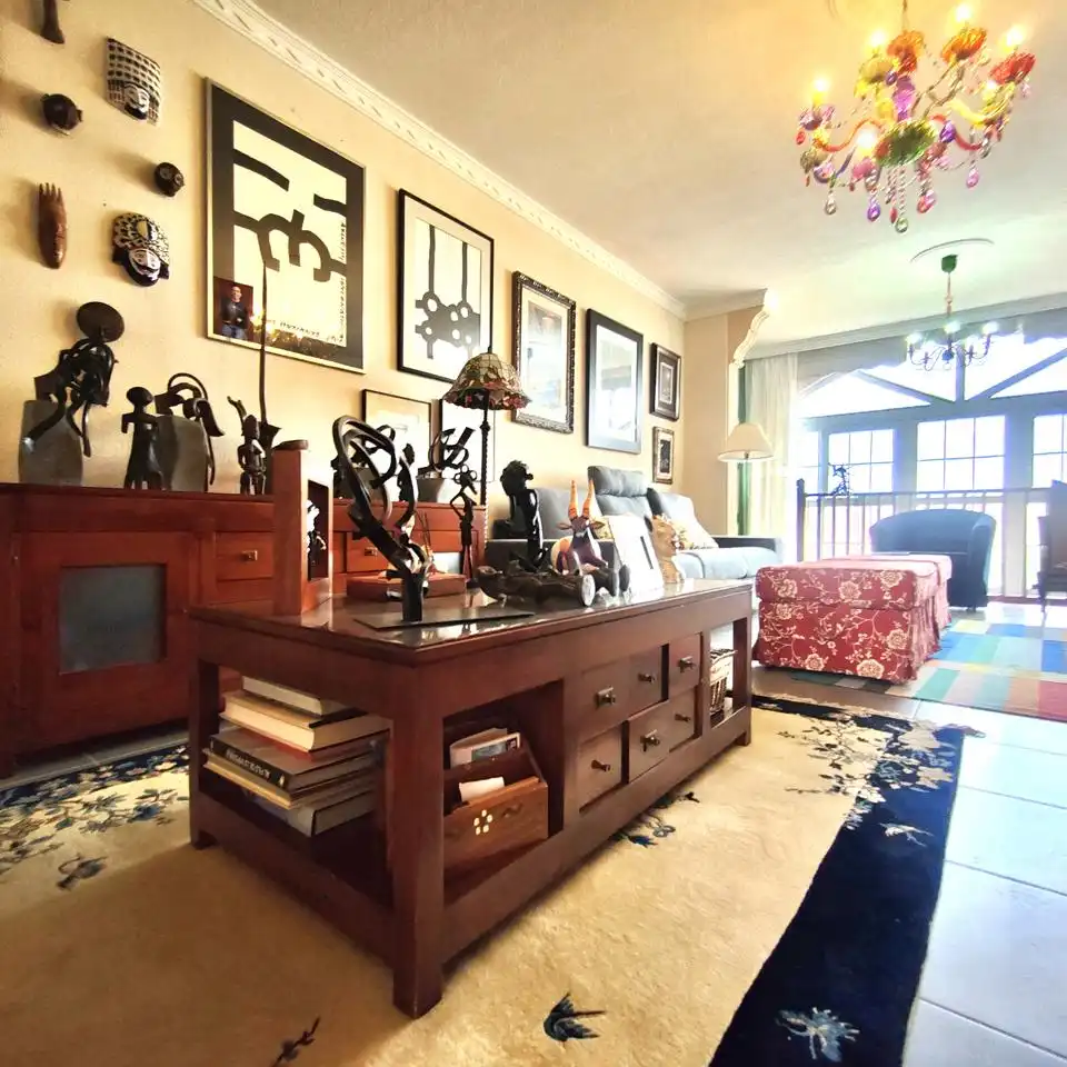 Wohnzimmer von Haus oder Chalet zur Miete in Mogán mit Privatgarten, Terrasse und Abstellraum