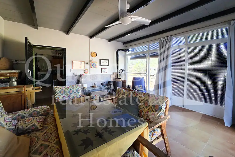 Sala de estar de Finca rústica en venta en Cáceres con Calefacción, Jardín privado y Trastero