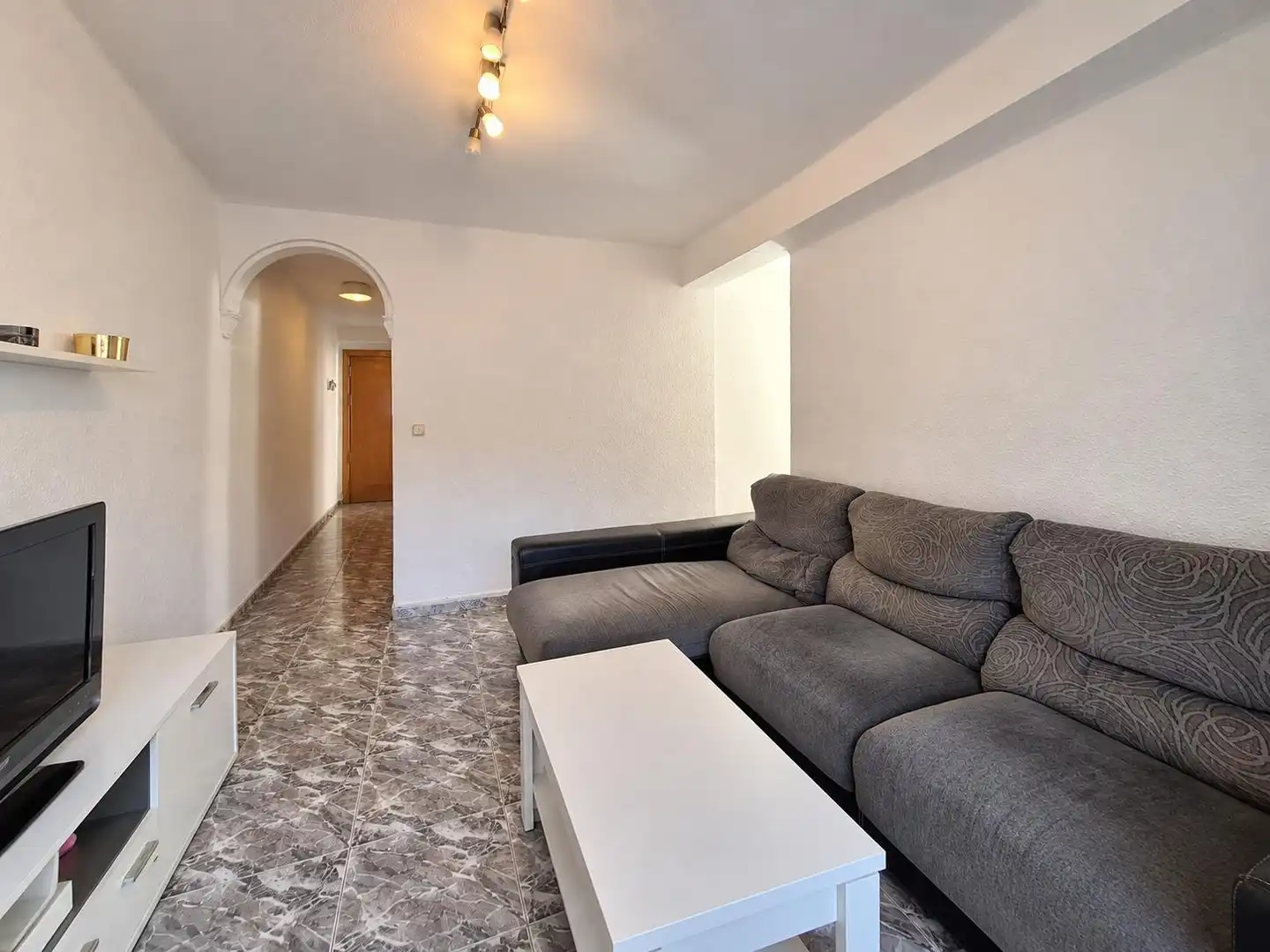 Sala de estar de Piso en venta en Málaga
