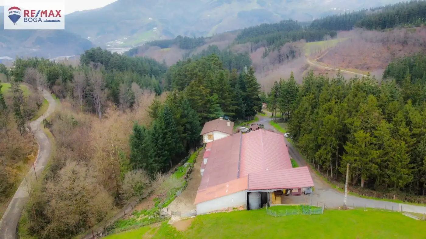 Vista exterior de Casa o chalet en venta en Olaberria con Calefacción, Jardín privado y Terraza