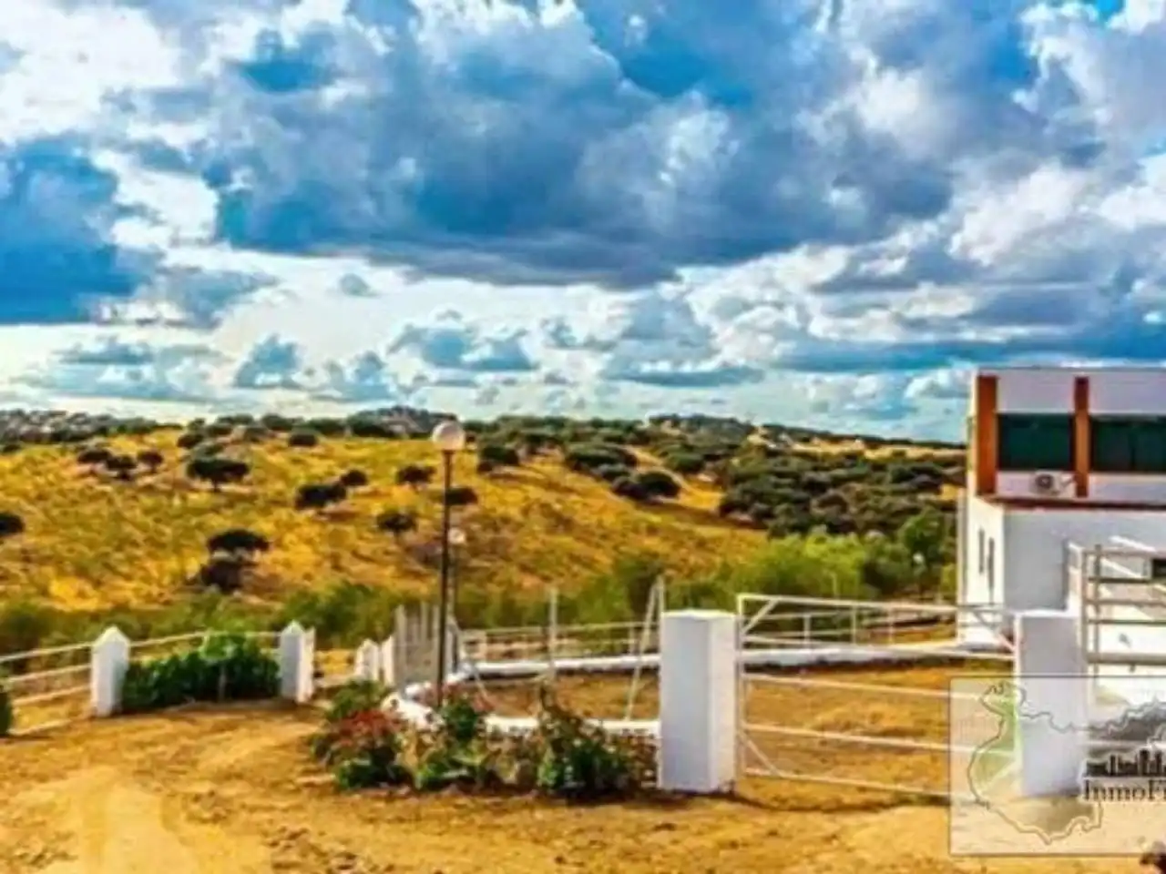 Vista exterior de Finca rústica en venta en Higuera de Vargas con Aire acondicionado, Jardín privado y Terraza