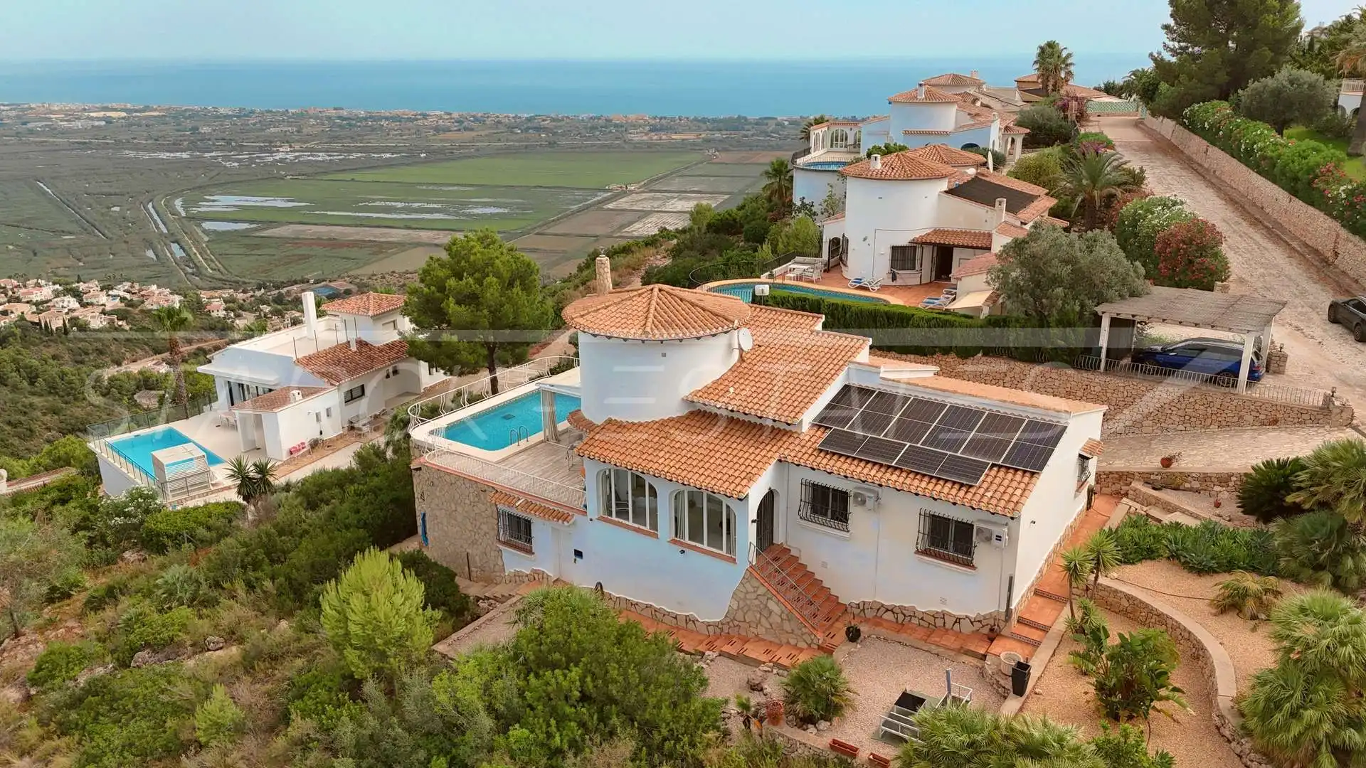 Vista exterior de Casa o xalet en venda en La Vall d'Ebo amb Aire condicionat, Jardí privat i Piscina