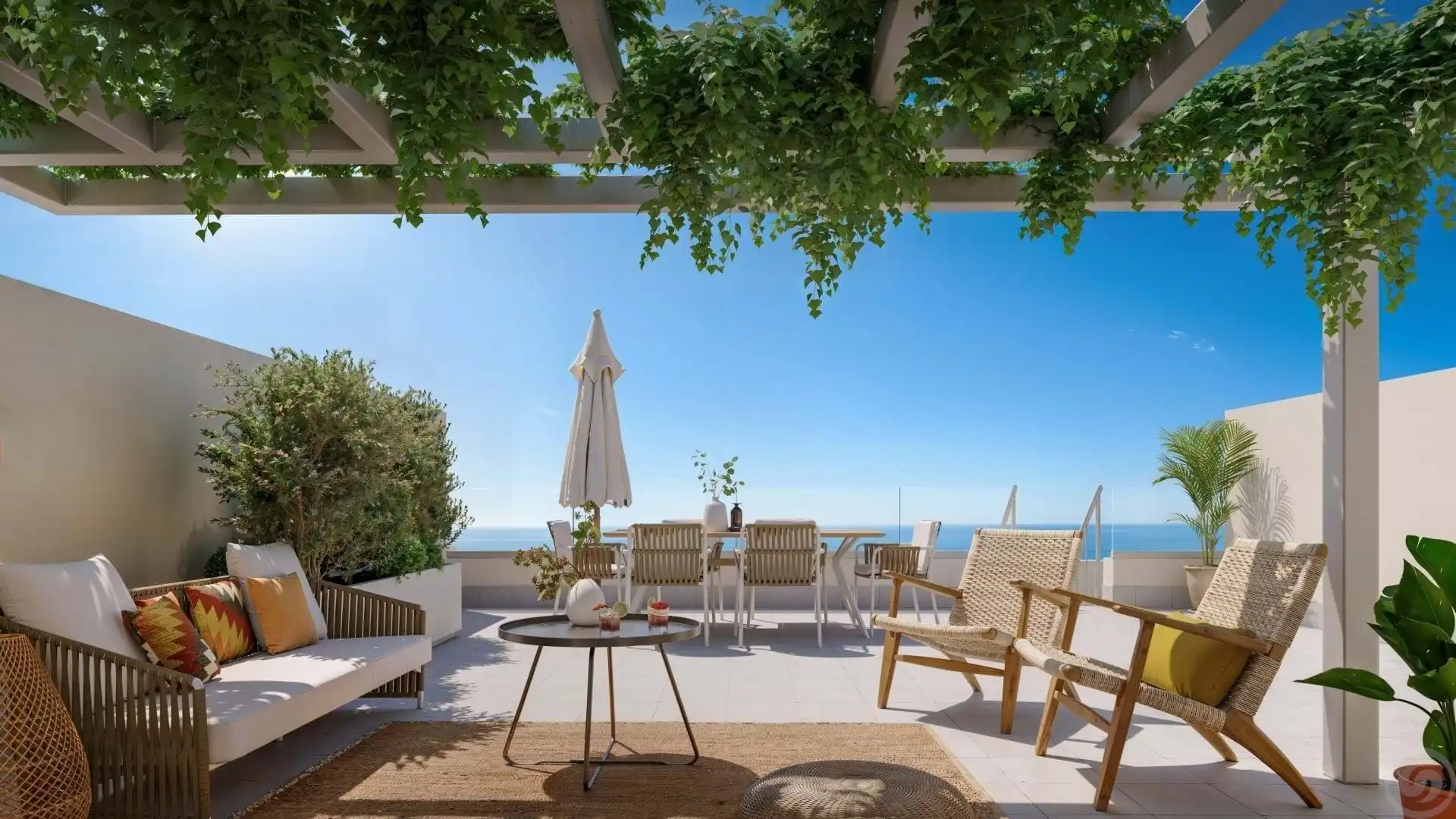 Terrassa de Casa o xalet en venda en Benalmádena amb Aire condicionat, Calefacció i Terrassa