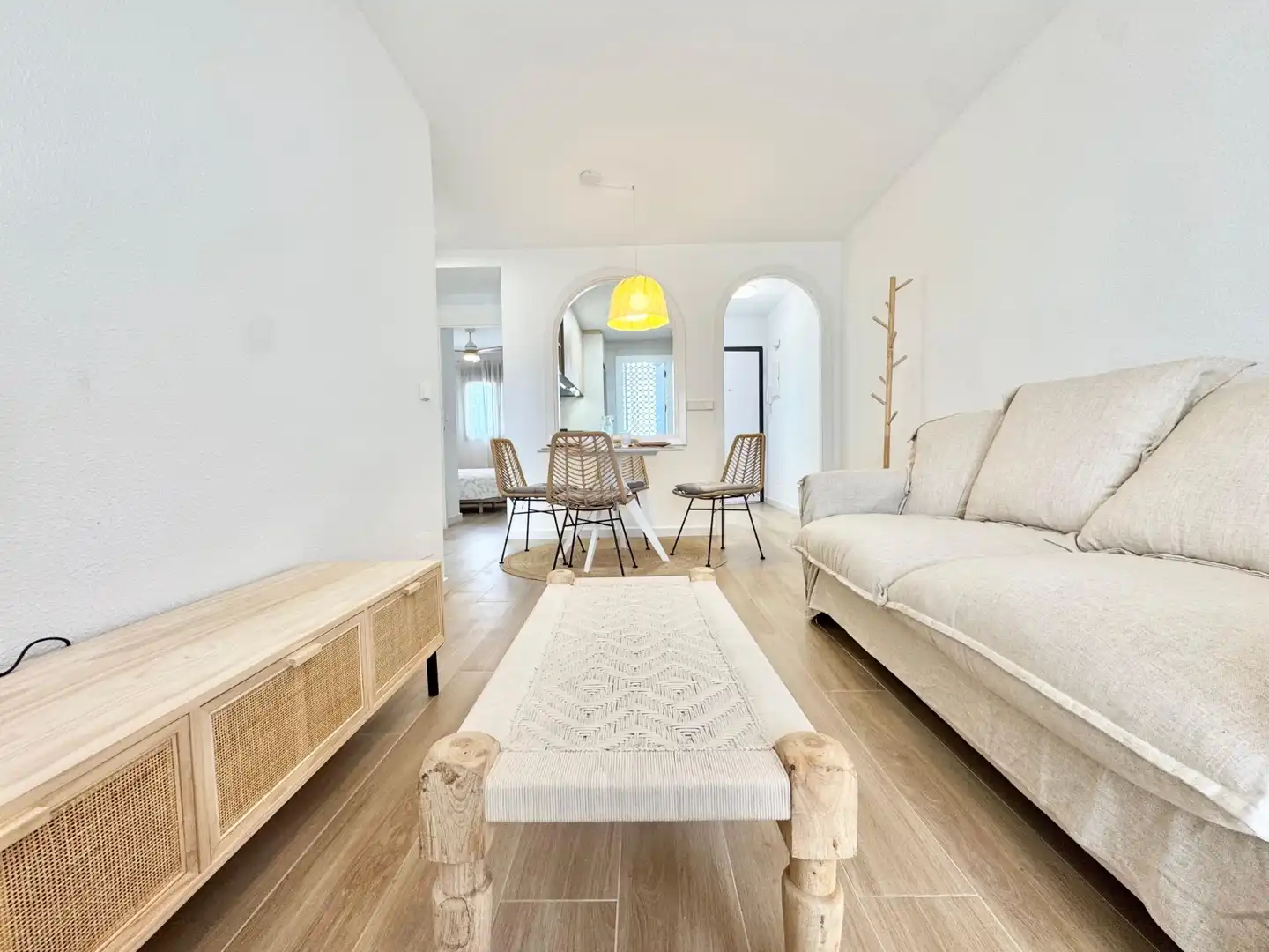 Wohnzimmer von Wohnungen zur Miete in San Javier mit Klimaanlage, Terrasse und Schwimmbad