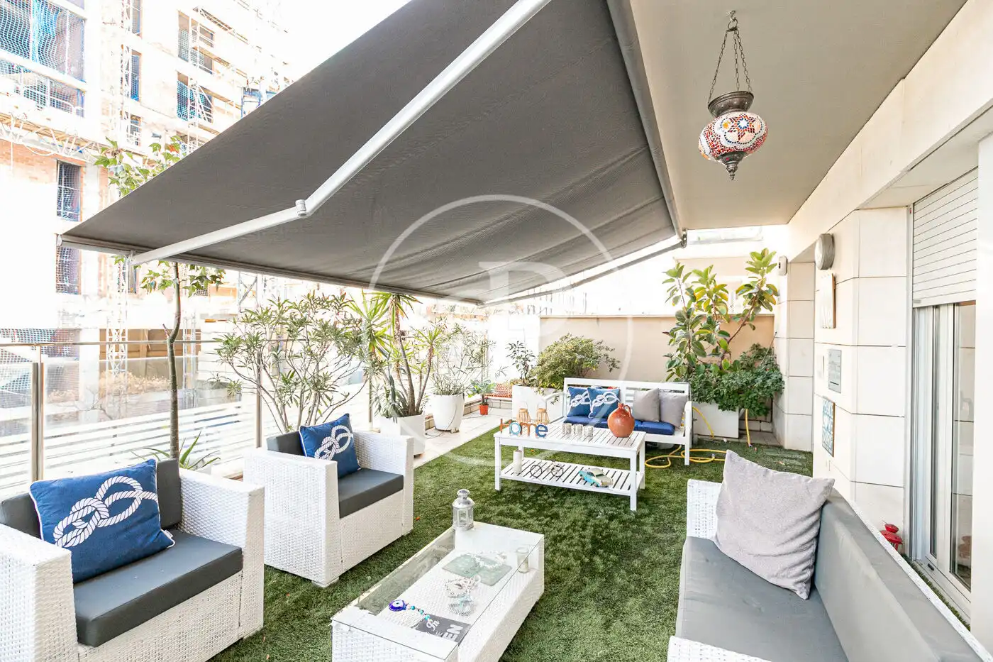 Terrace of Flat for rent in Badalona  with Air Conditioner, Heating and Terrace