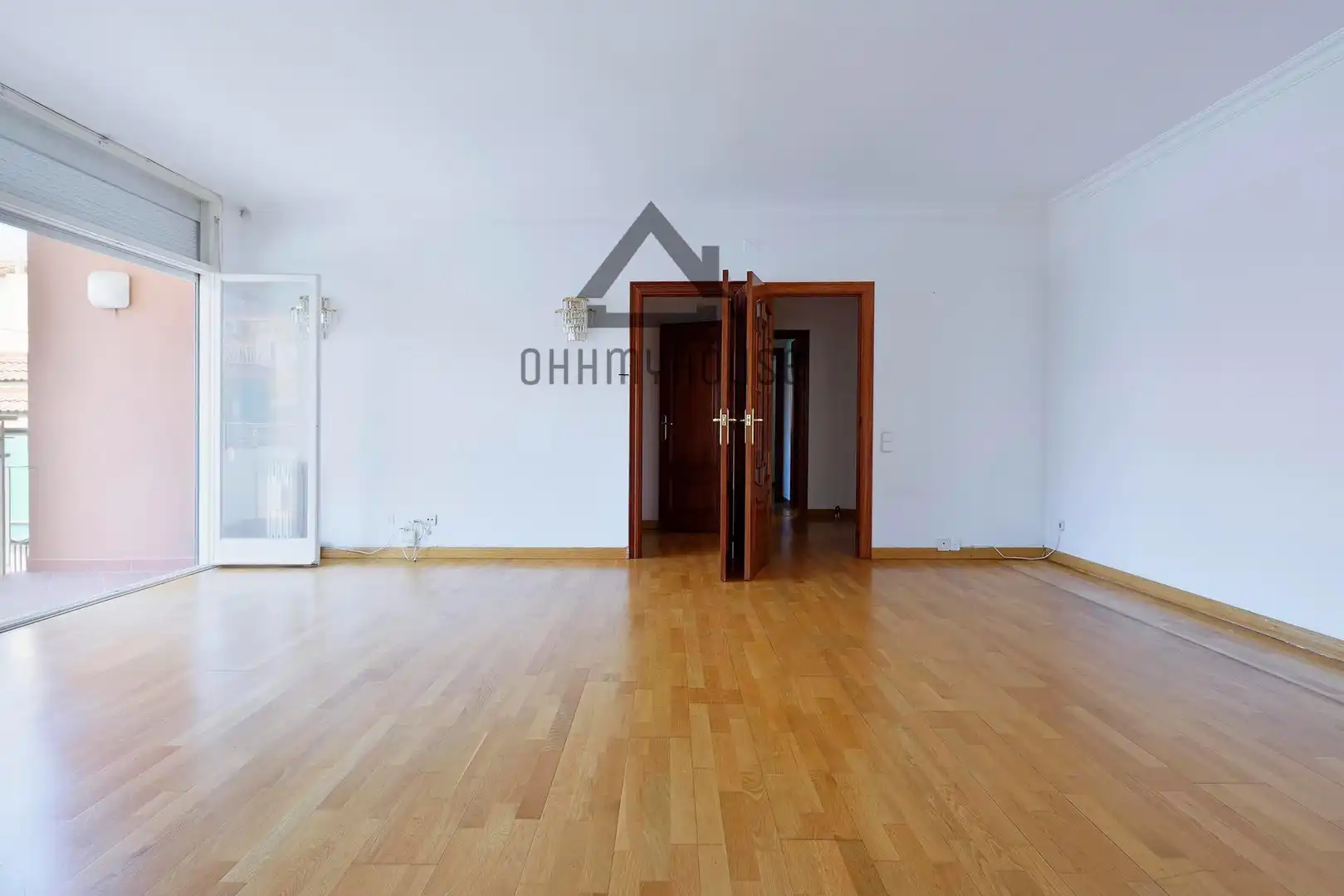 Sala d'estar de Apartament en venda en Barcelona amb Calefacció, Parquet i Terrassa