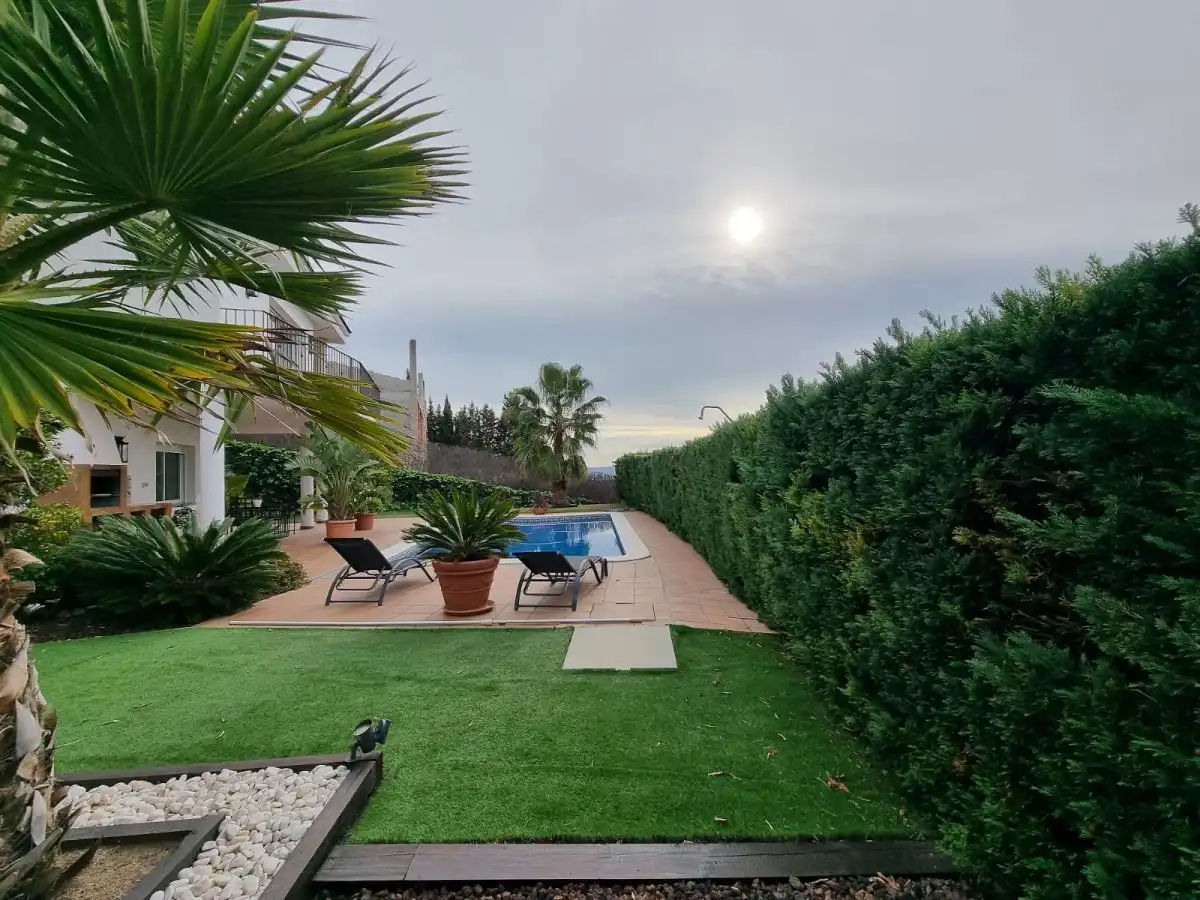 Jardí de Casa o xalet en venda en Caldes de Montbui amb Aire condicionat, Calefacció i Terrassa