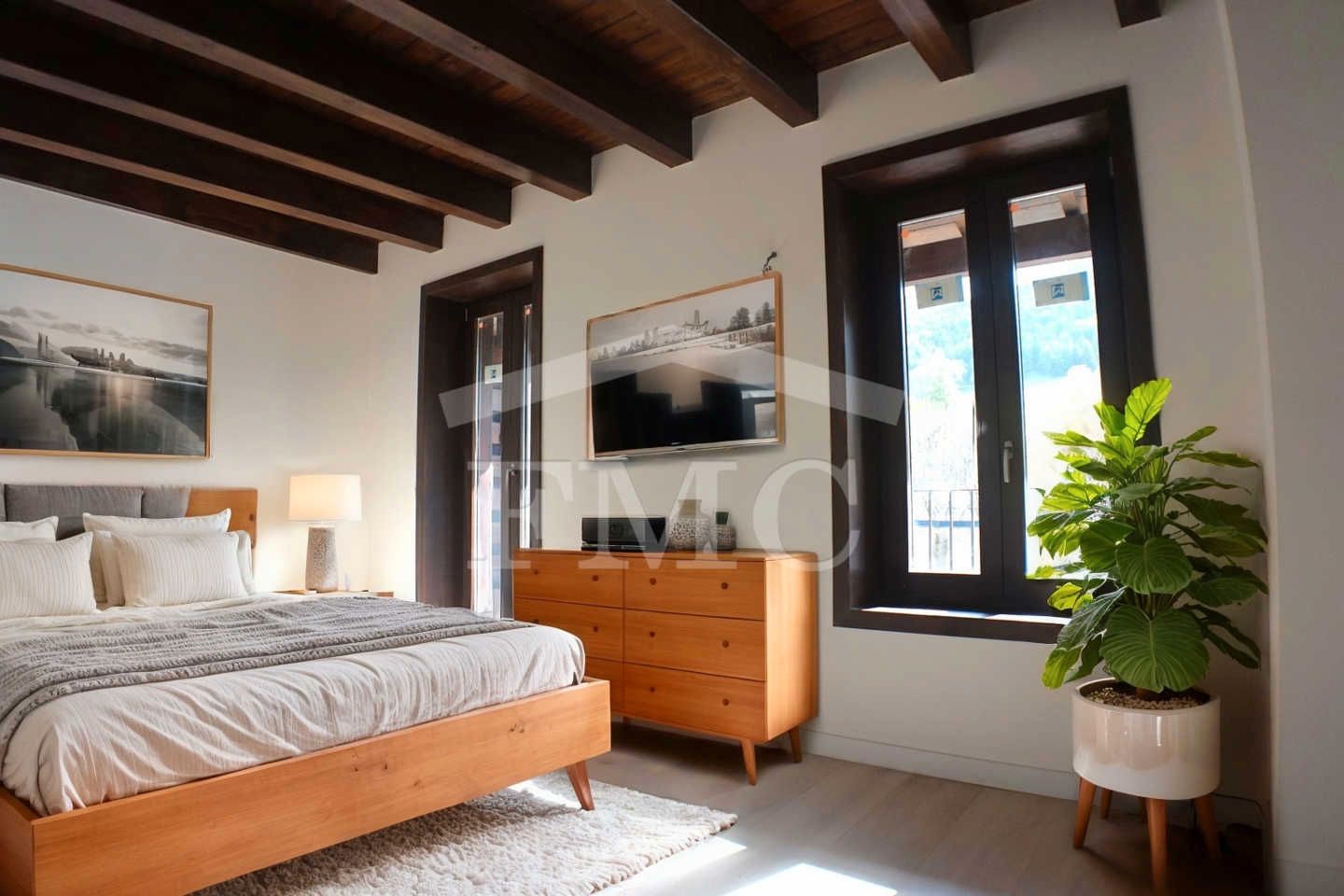 Bedroom of Single-family semi-detached for sale in Valcebollère  with Heating, Parquet flooring and Storage room