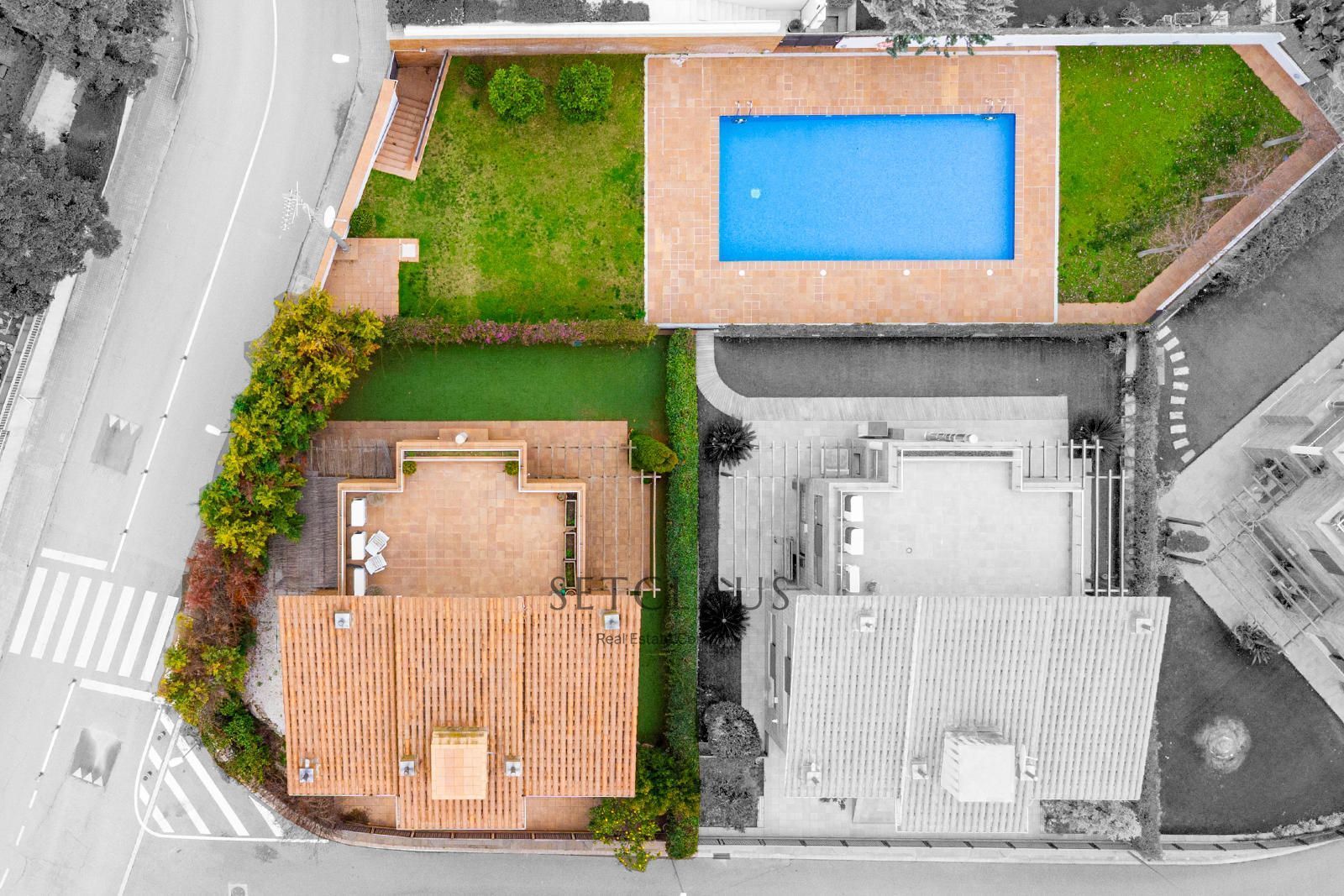 Vista exterior de Casa o chalet en venta en Alella con Aire acondicionado, Calefacción y Jardín privado