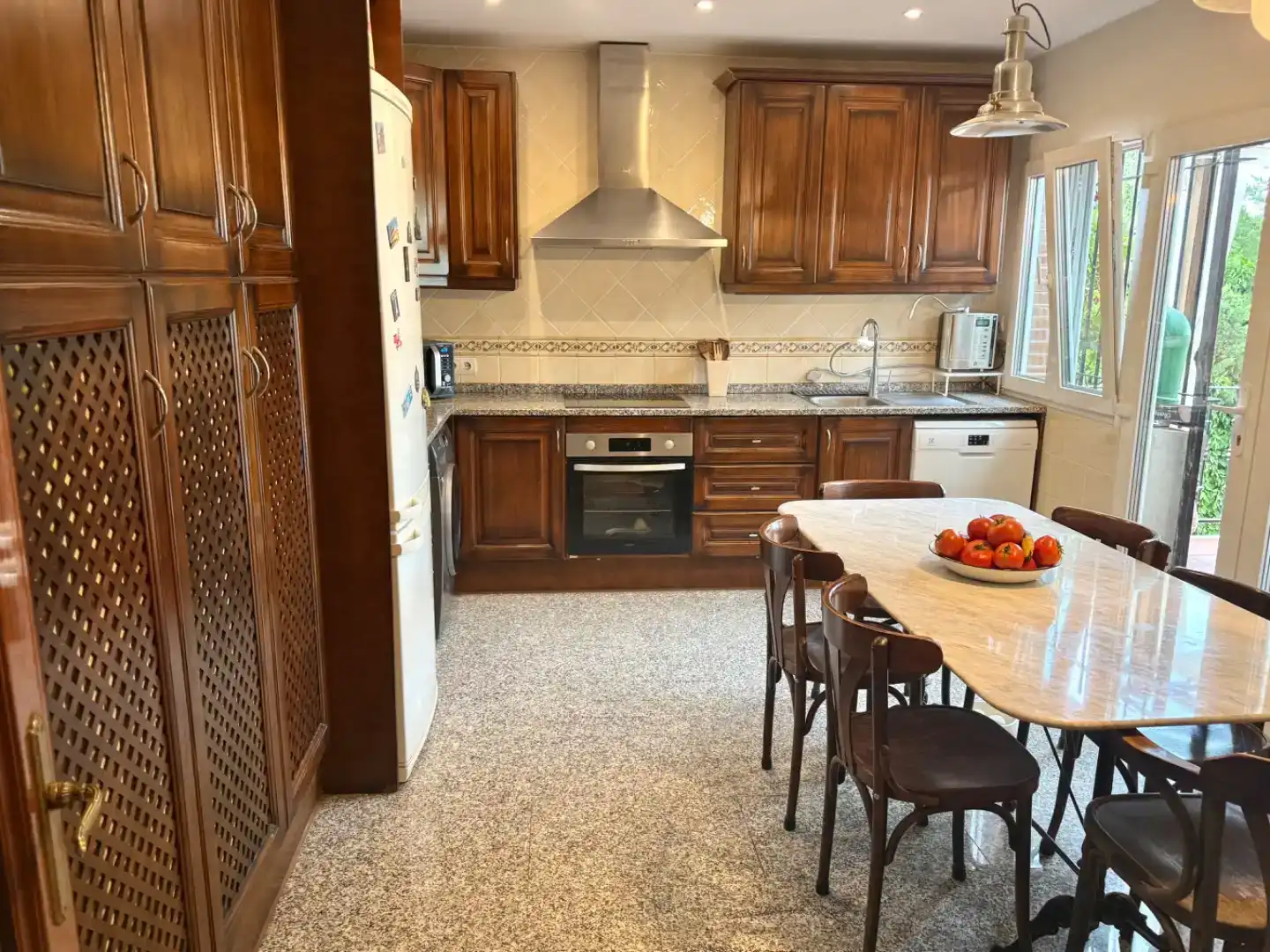 Cocina de Piso en venta en Las Rozas de Madrid con Aire acondicionado, Jardín privado y Parquet