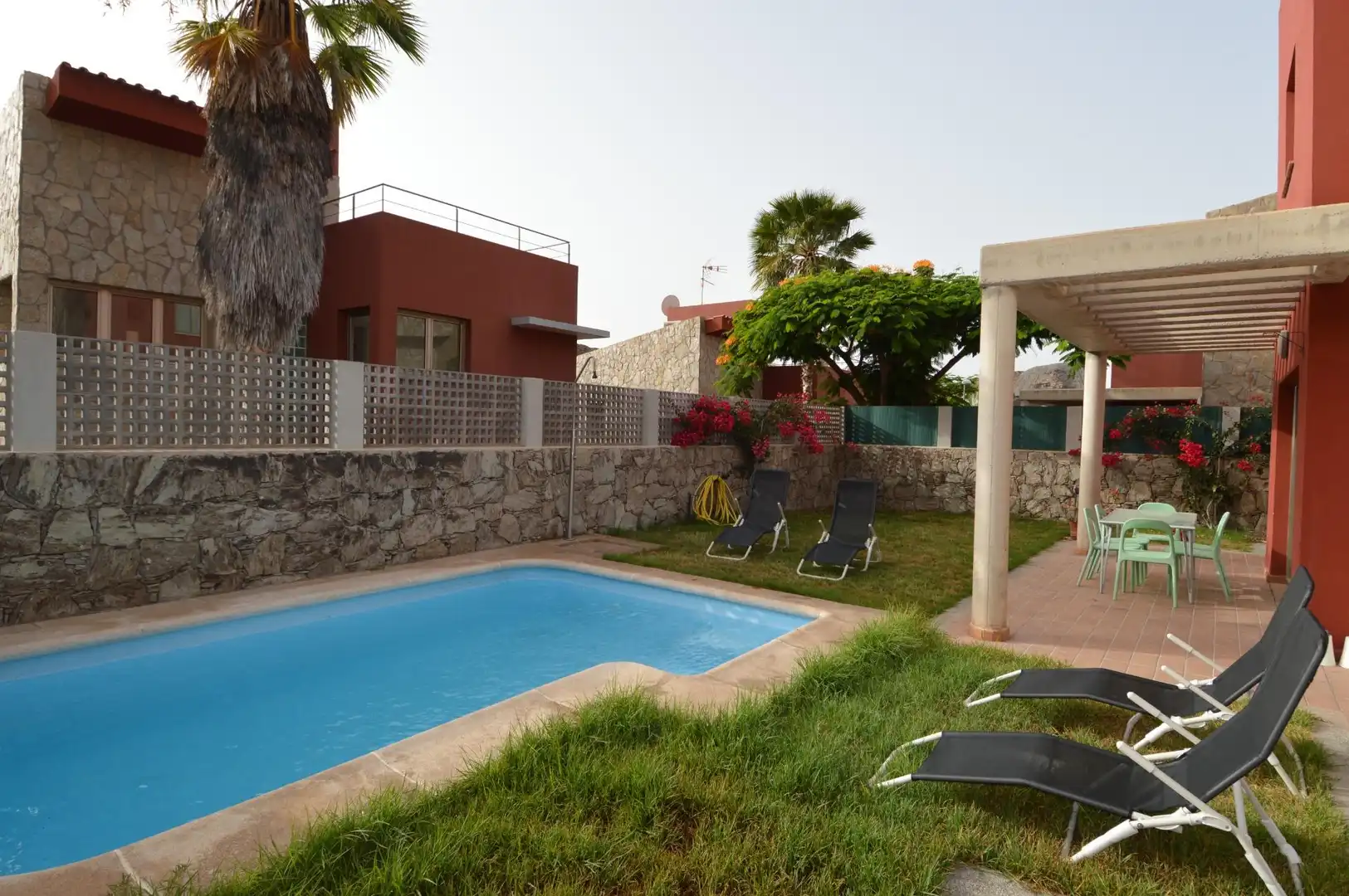 Piscina de Casa o chalet en venta en Mogán con Aire acondicionado, Jardín privado y Terraza
