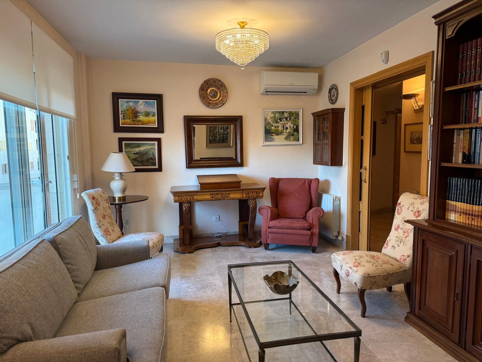 Living room of Flat to rent in  Palma de Mallorca  with Air Conditioner, Storage room and Furnished