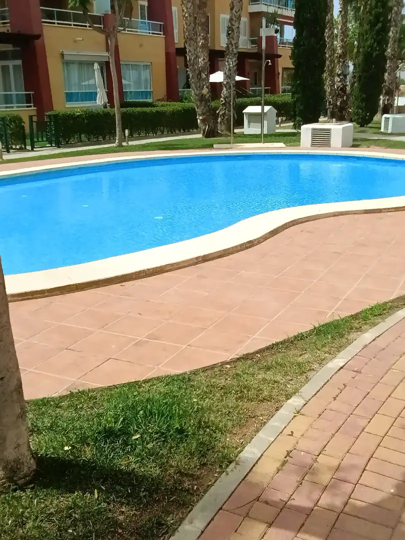 Swimming pool of Flat for sale in Fuente Álamo de Murcia  with Air Conditioner, Heating and Private garden